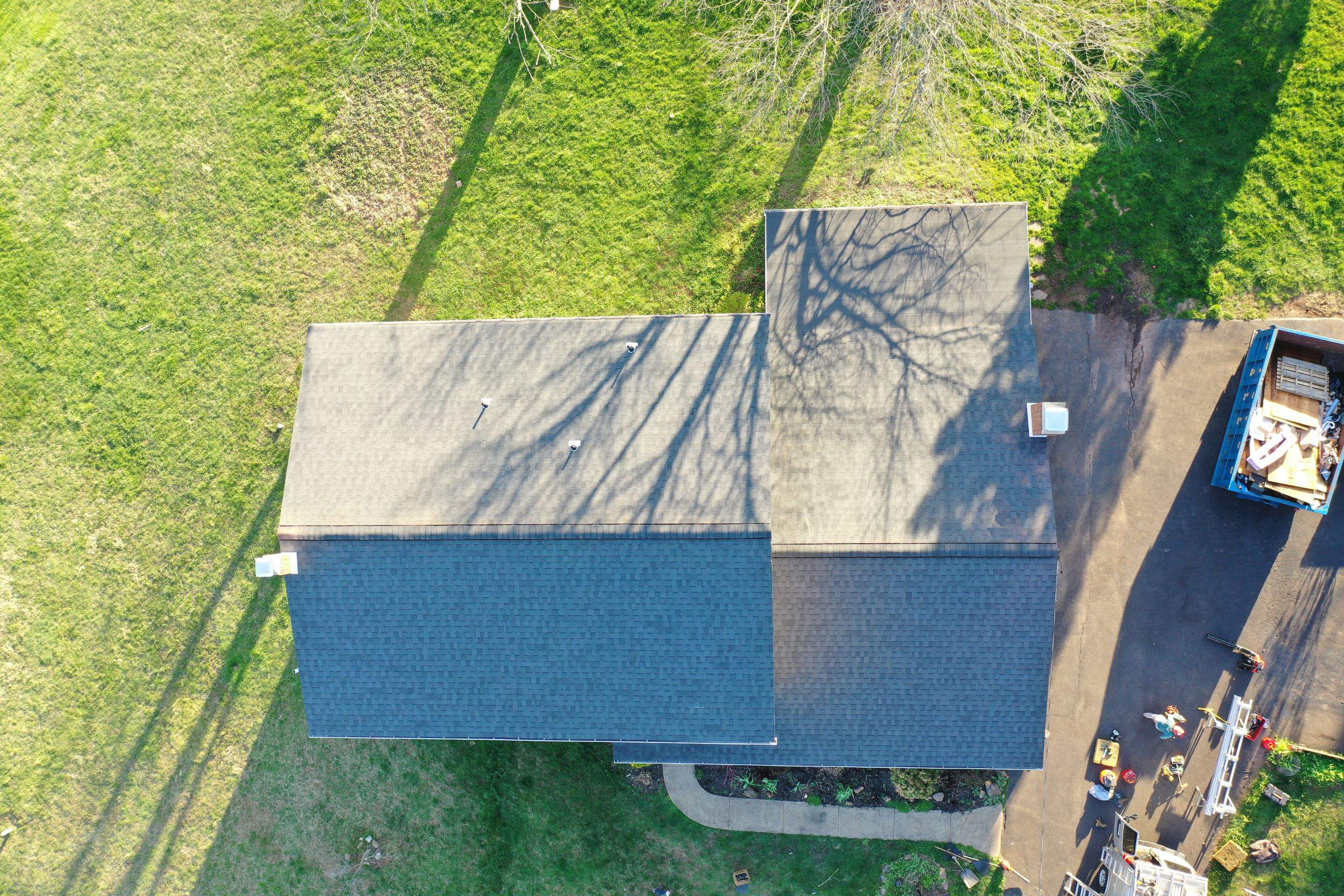 Roofing Installation using CertainTeed Landmark - Moire Black by Storm Guard of Ches-Mont PA