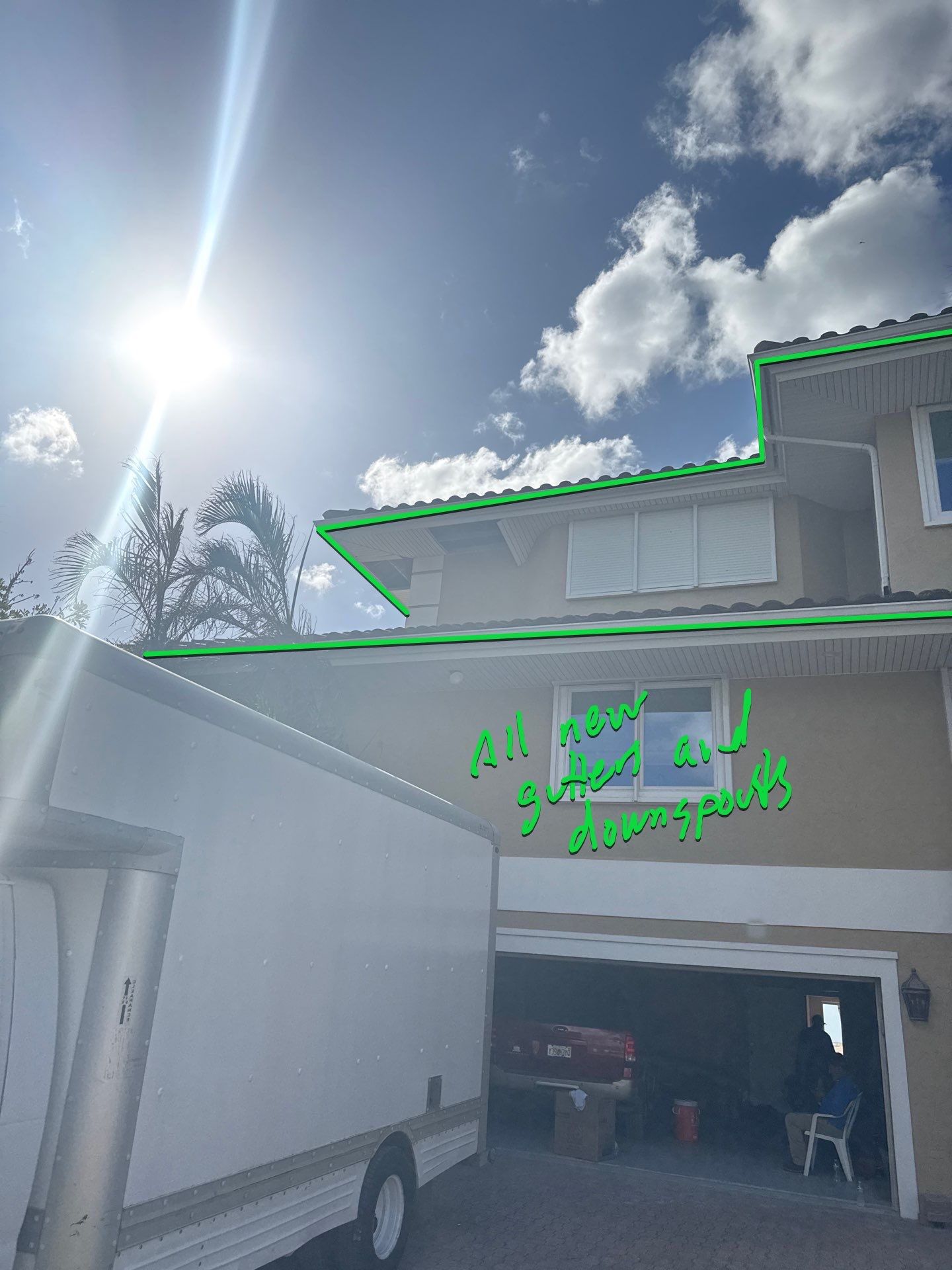 7-Inch Seamless Gutters Installation in Nokomis FL by Gutter Professors