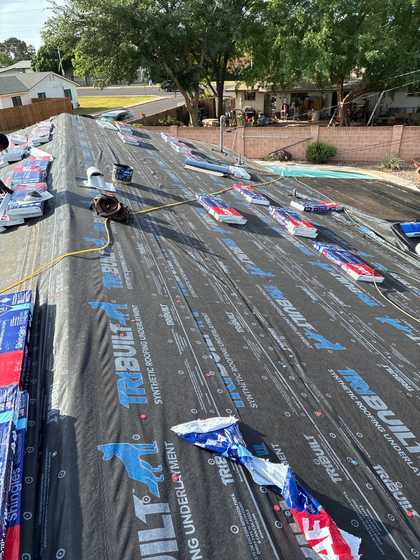 New GAF Roof in Mesa, Arizona by Weather-Tite Roofing