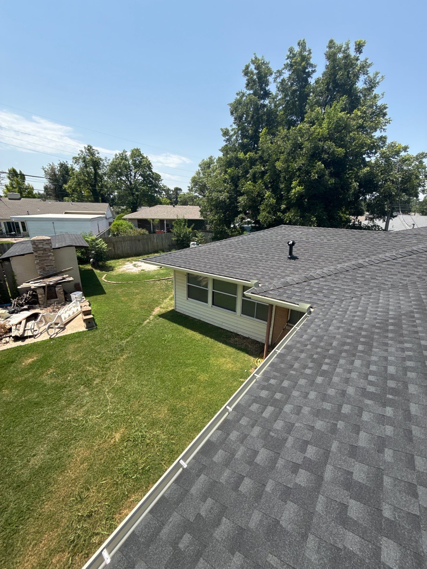roof replacment & gutter removal/install in Enid by McCann's Roofing and Construction