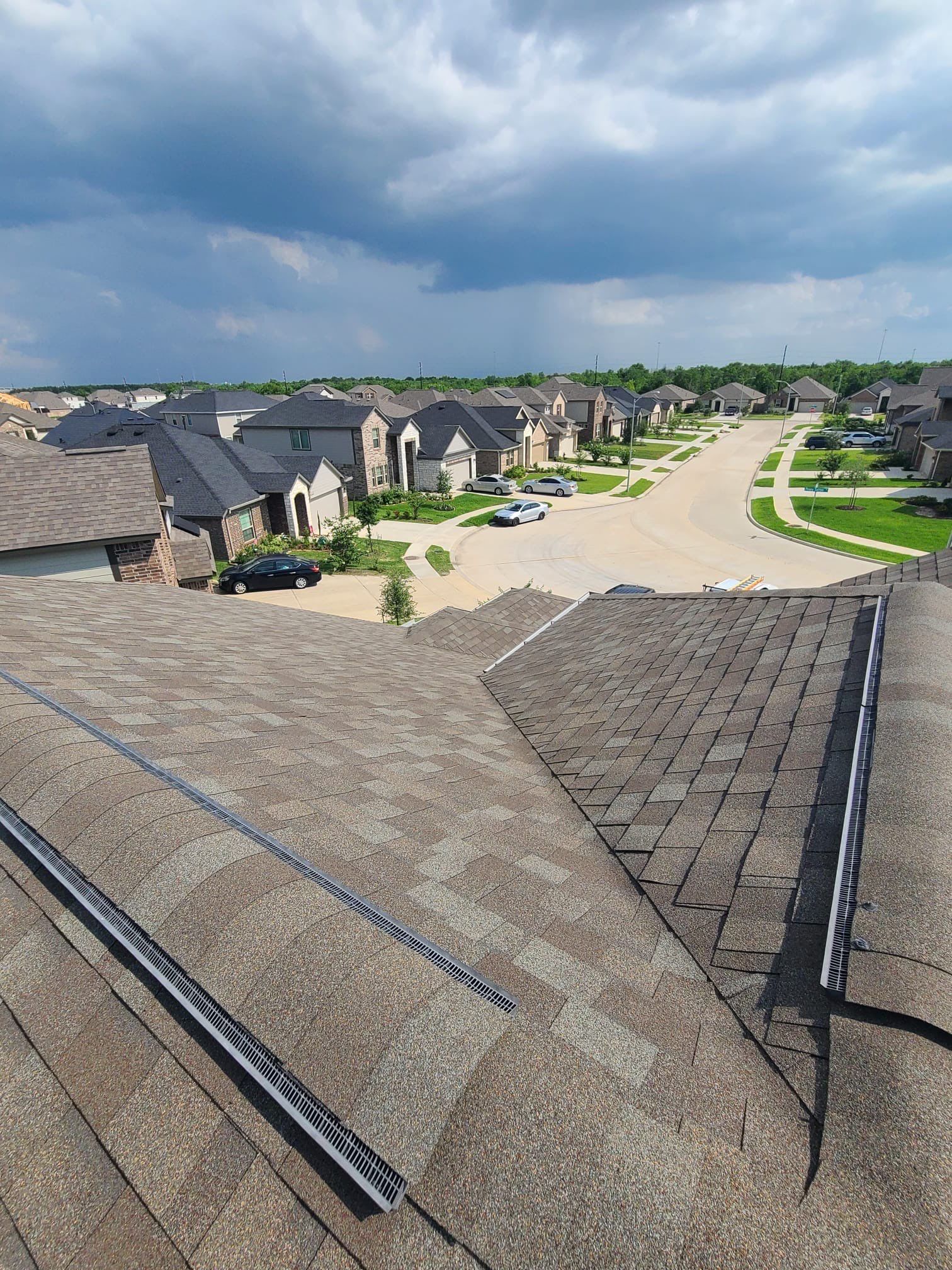 Hail Damage using Owen's Corning Duration (Lifetime) Shingles by Roof Repair Company