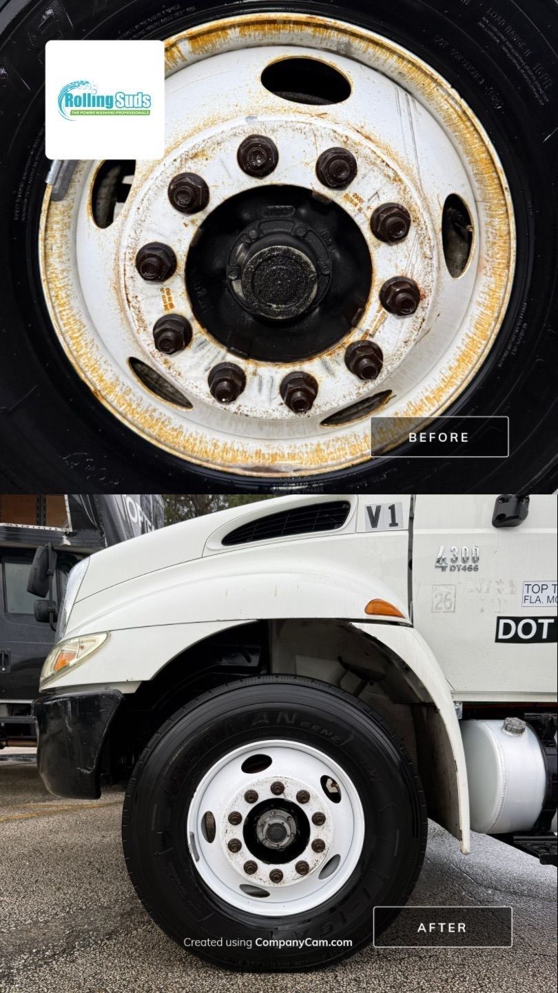 Fleet Truck Washing - Indian Harbour Beach, FL by Rolling Suds of Melbourne - Palm Bay