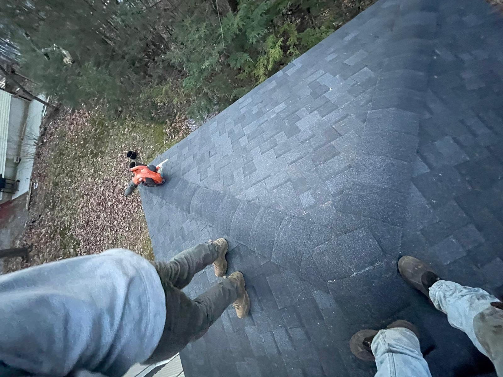 Residential Roofing Installation using Owens Corning TruDefinition Duration - Onyx Black by A Plus Exterior