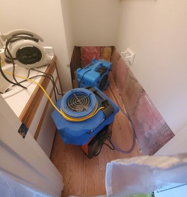 Water Damage using Air Movers