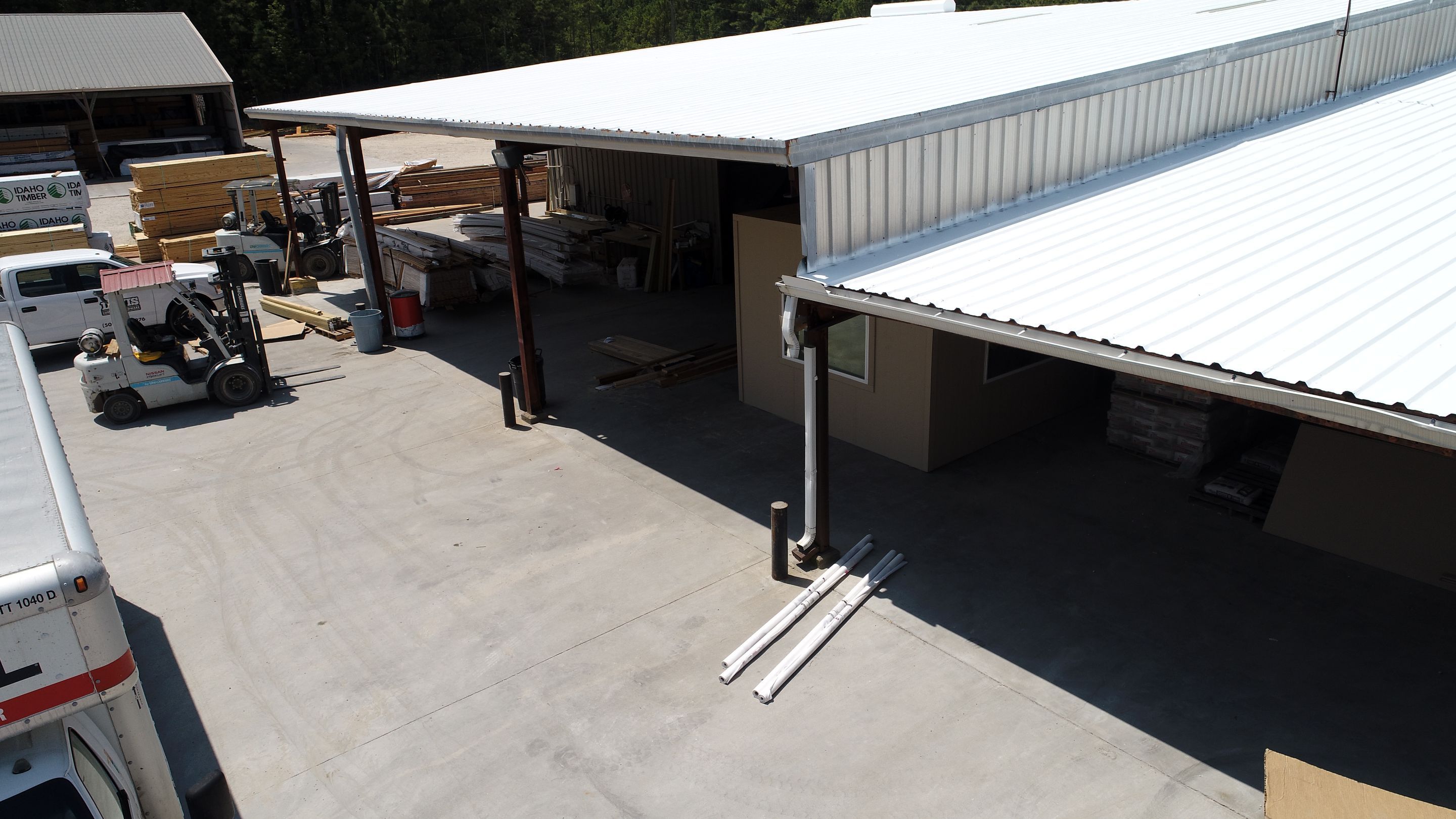 Commercial Roofing Installation using Aldocoat Coatings by Hostetler Roofing