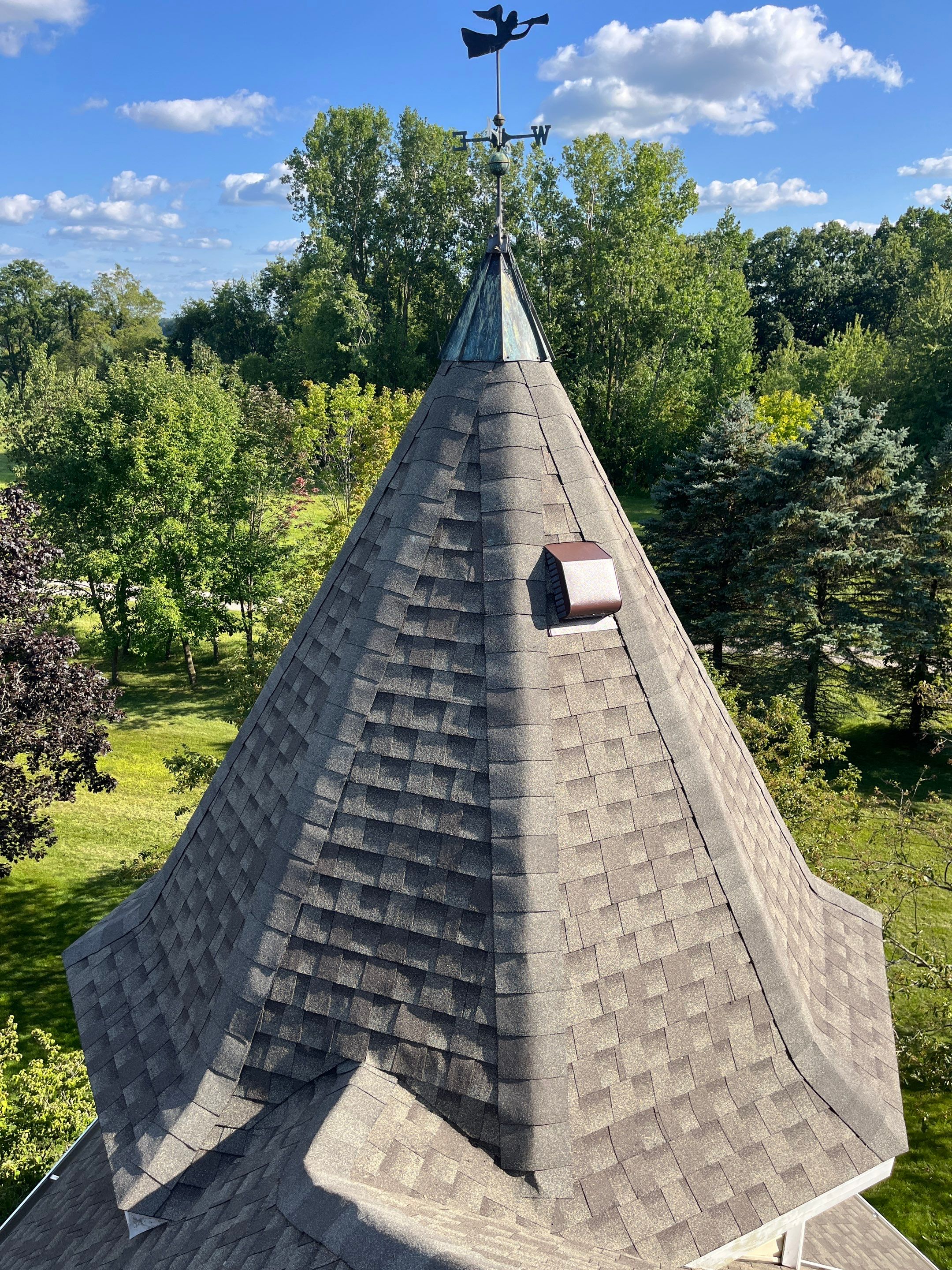 Residential Roofing Installation using GAF HDZ - WeatheredWood by Acme Exteriors