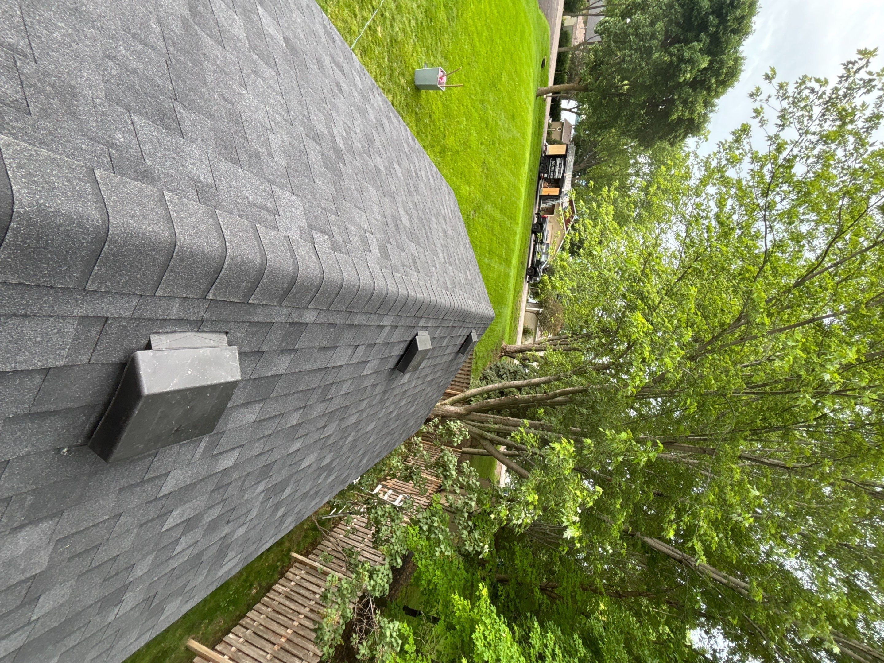 Roofing, Siding & Gutters on Shed Makeover by Next Level Seamless Gutters / Exteriors Inc.