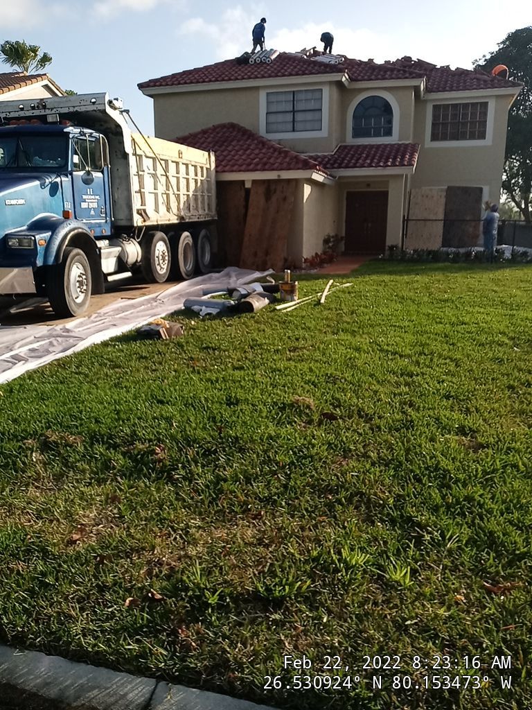 Residential Roofing Installation using Eagle Roofing Tile by BLUES BROTHERS ROOFING