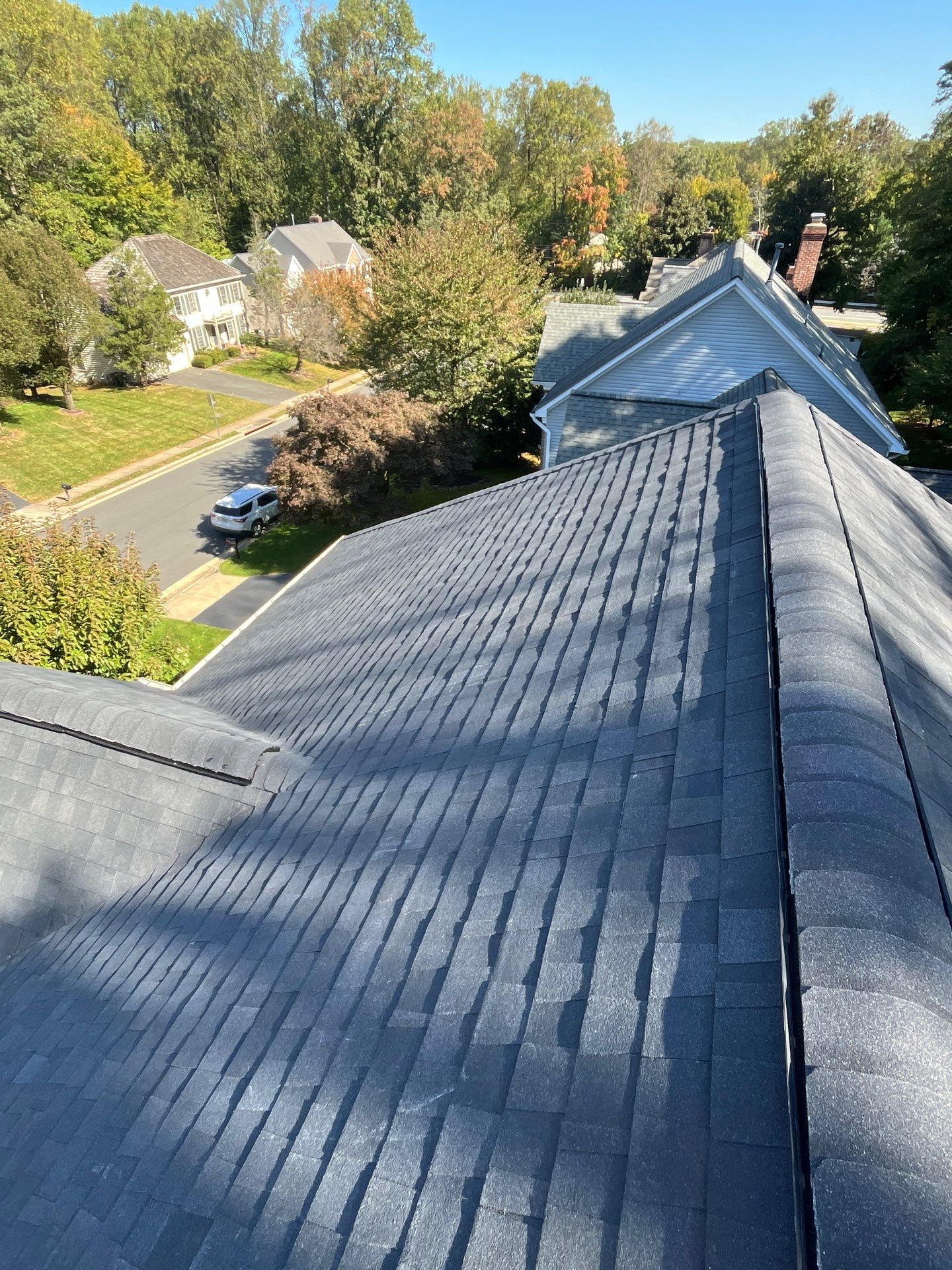 Burke: Residential Roof Replacement with CertainTeed Landmark Pro Designer Shingles in Max Def Charcoal Black by RM Banning, Inc.