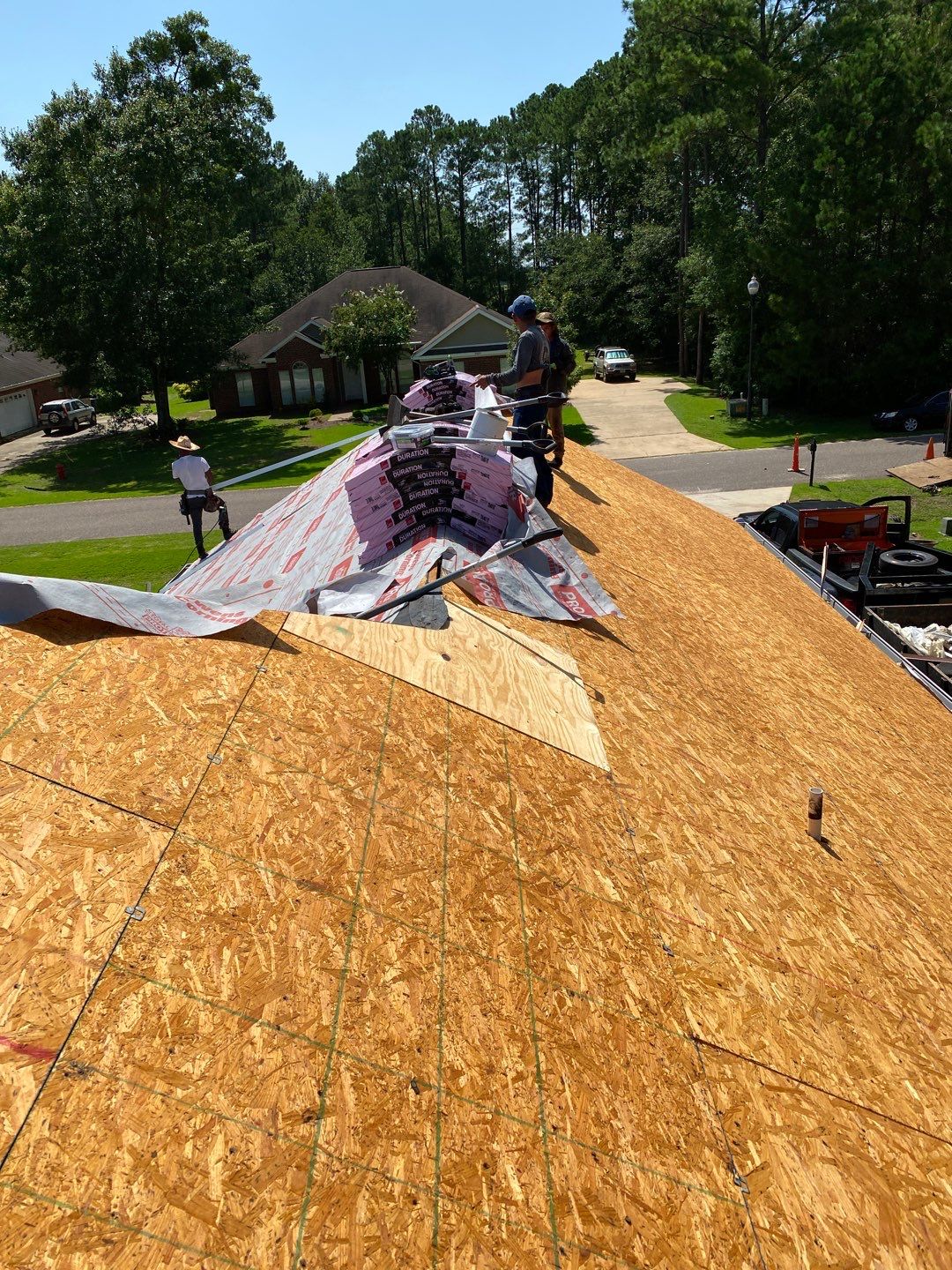 Commercial Roofing Installation using Roof Replacement by American Roofing & Construction LLC