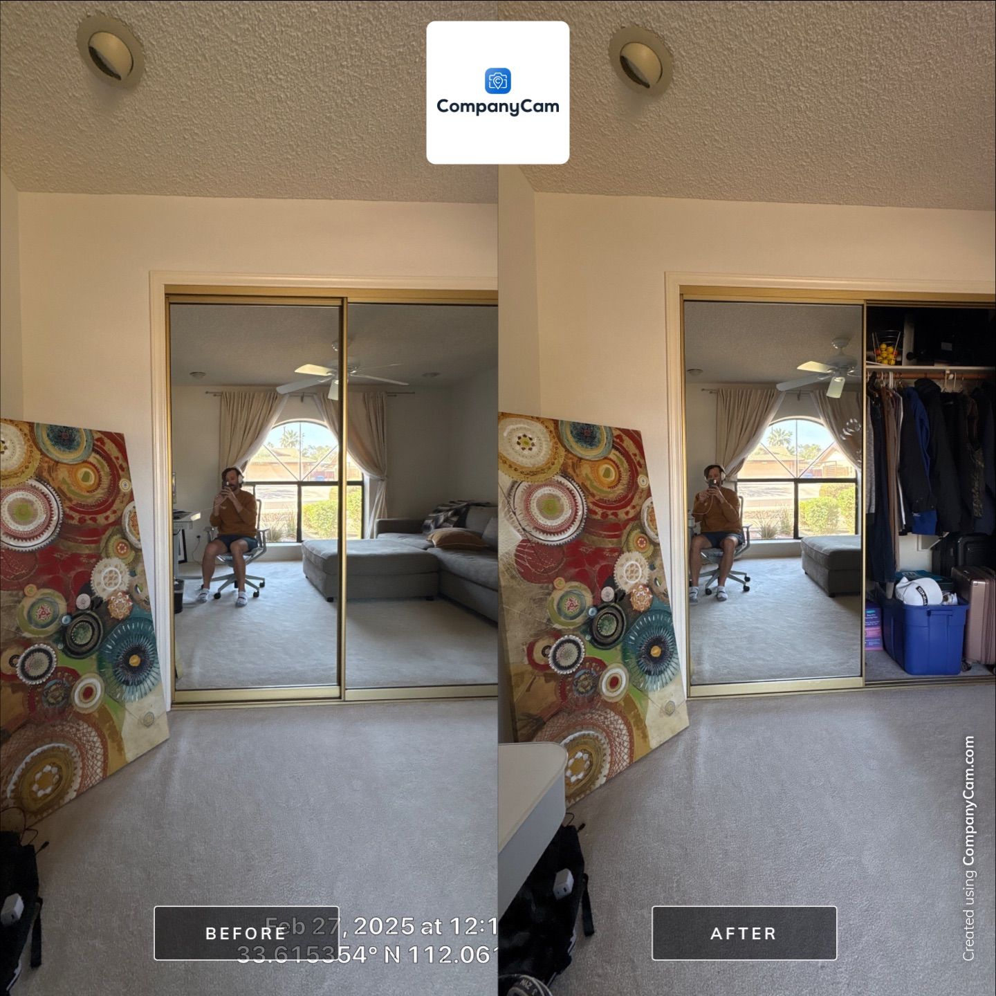 Electrical Installation using Drywall by CompanyCam Sales Demo