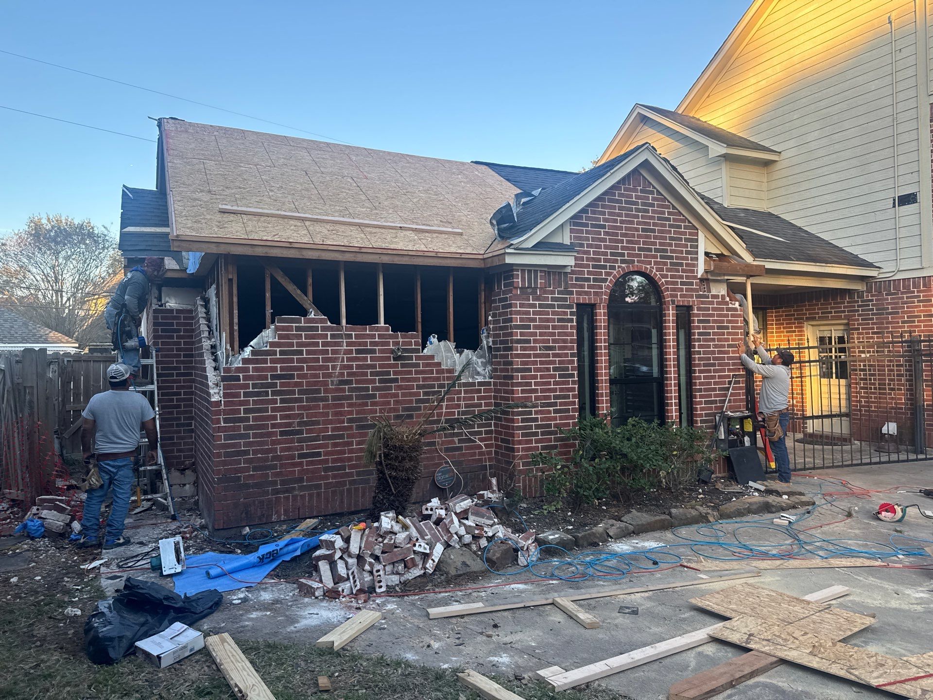 Project in Spring, TX by True Line Roofing and Exteriors