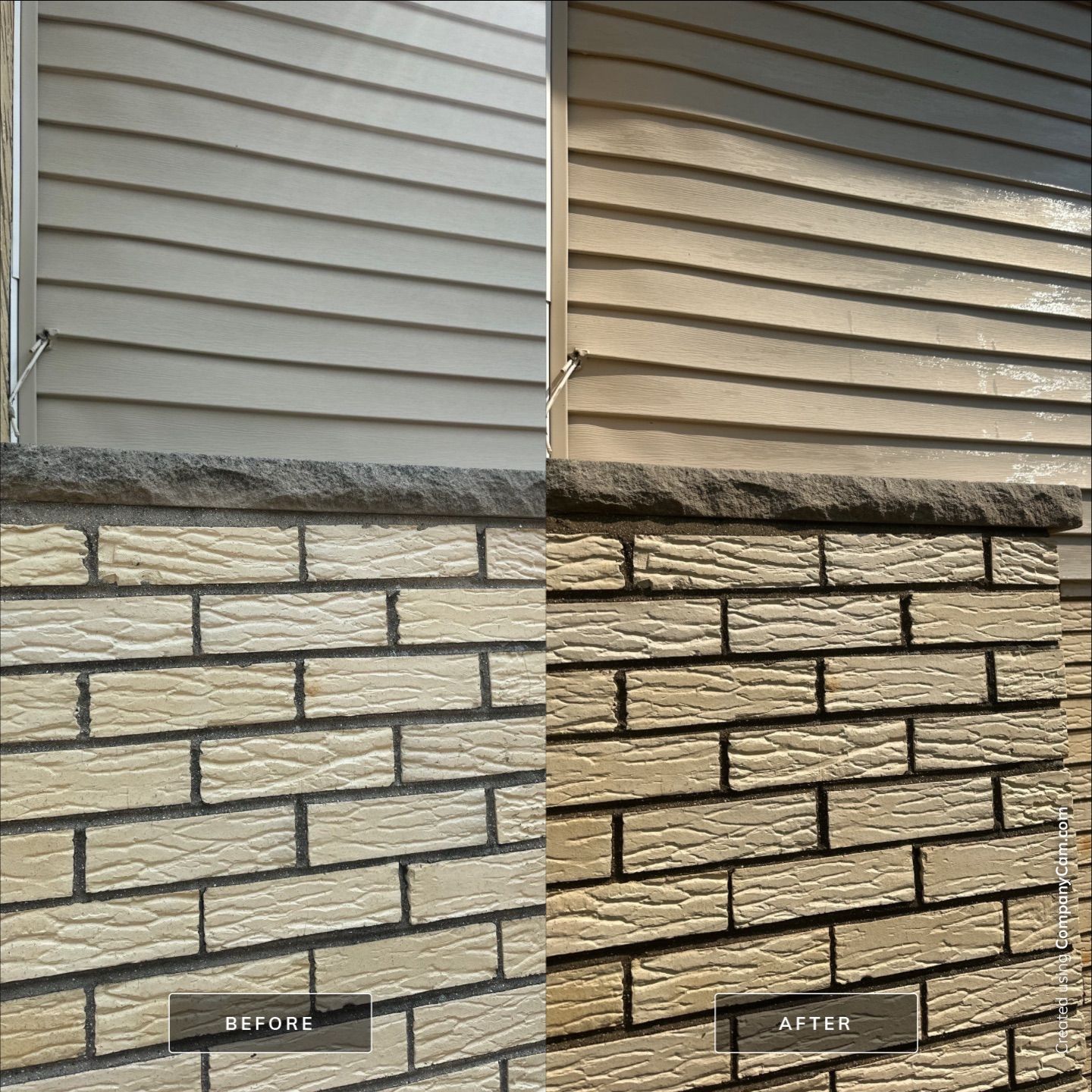 Project in Itasca by Simmons Power & Soft Washing