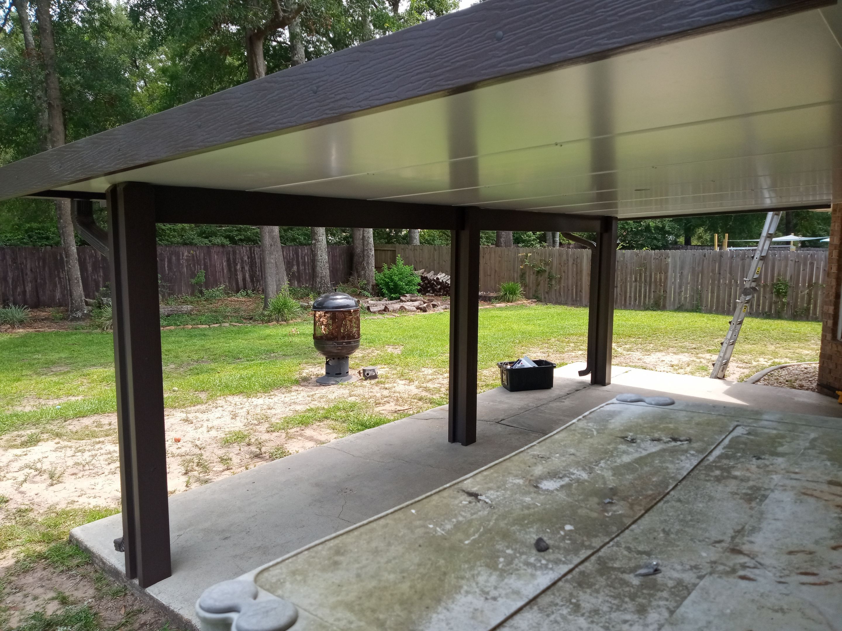 Pergola Style Patio Cover in Milton by Titan Sunrooms