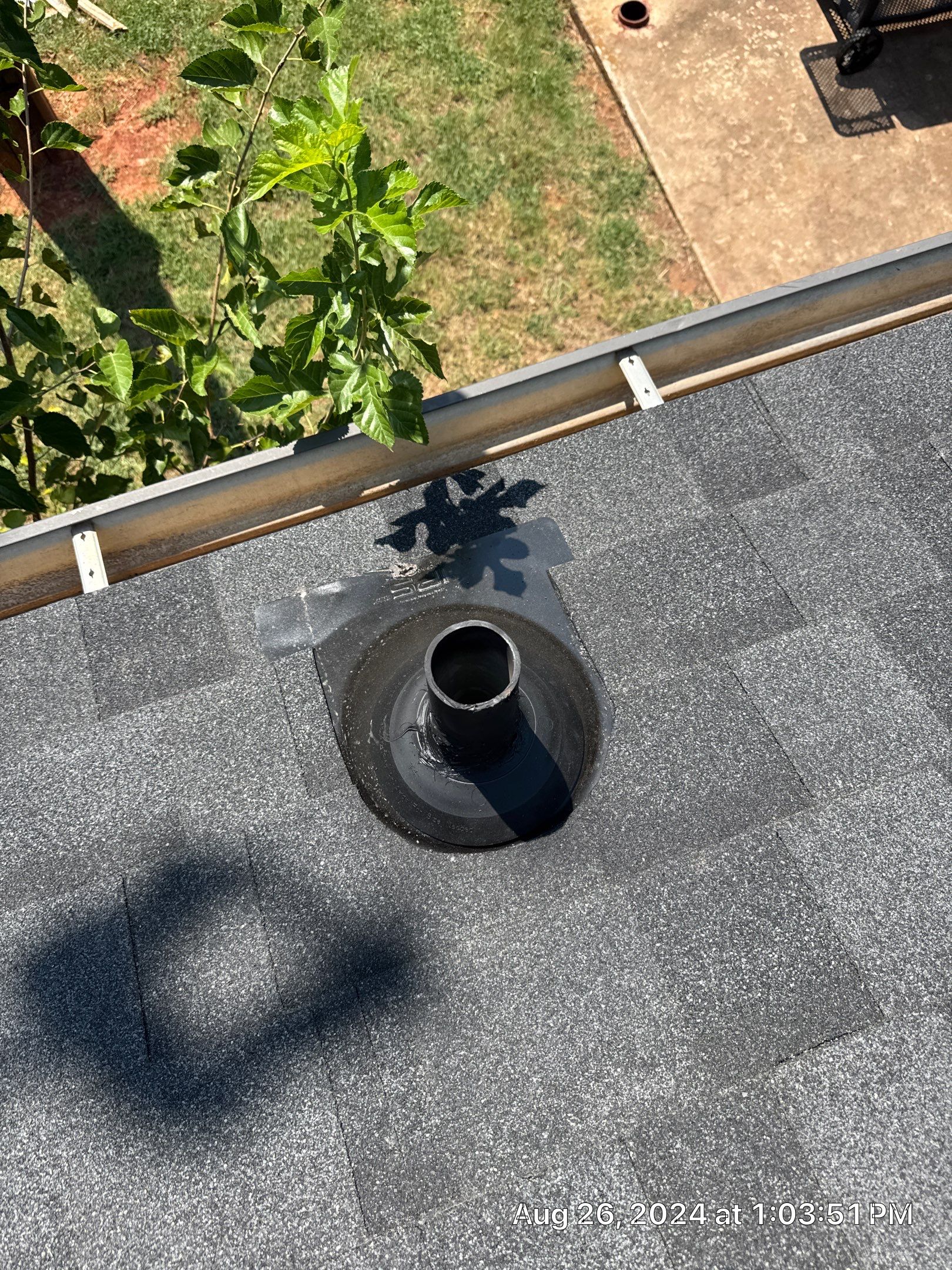 Reroof using IKO Granite Black by Castillo Roofing