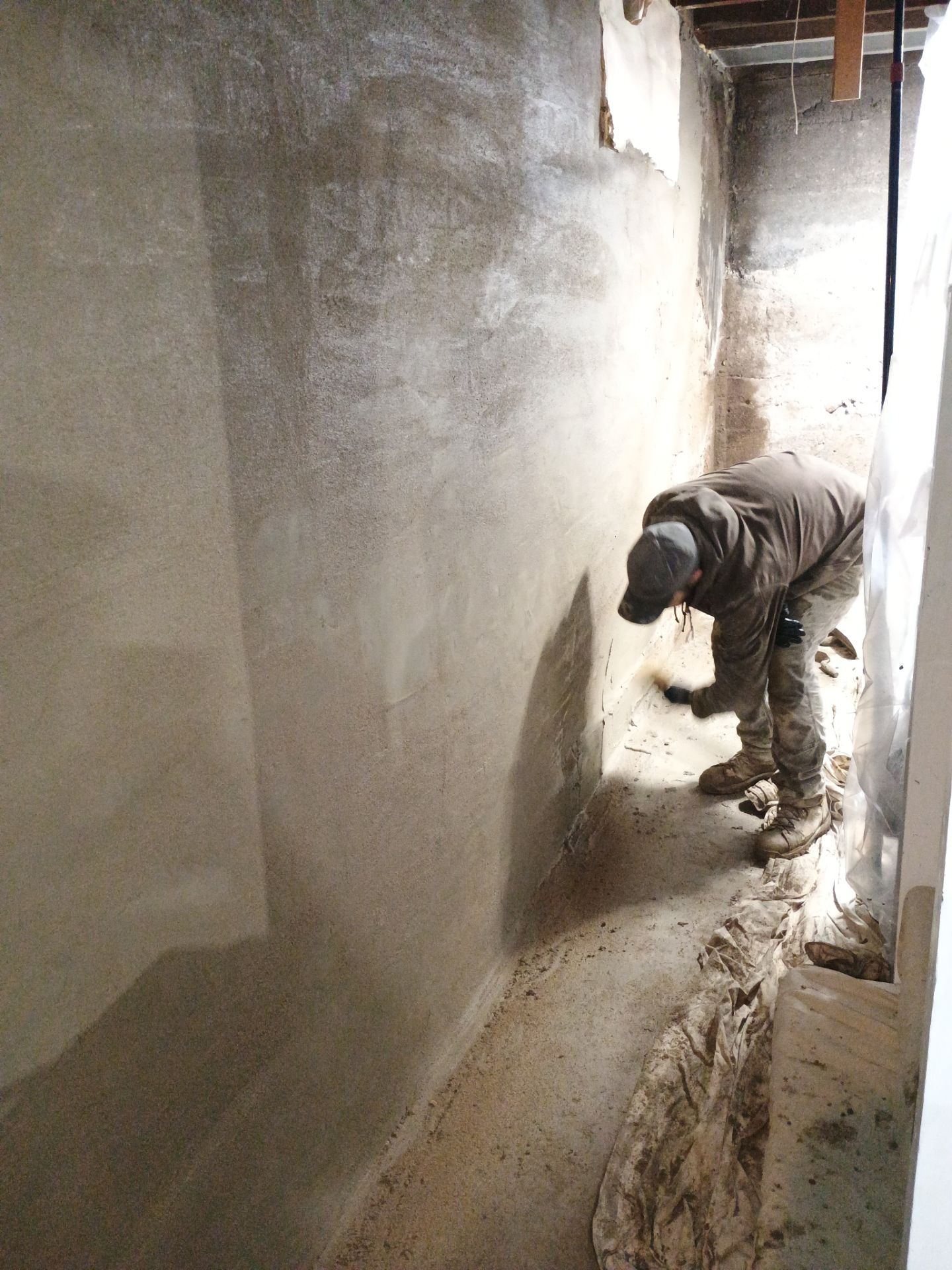 'Tis the Season for Parging by Waterproofing Northeast