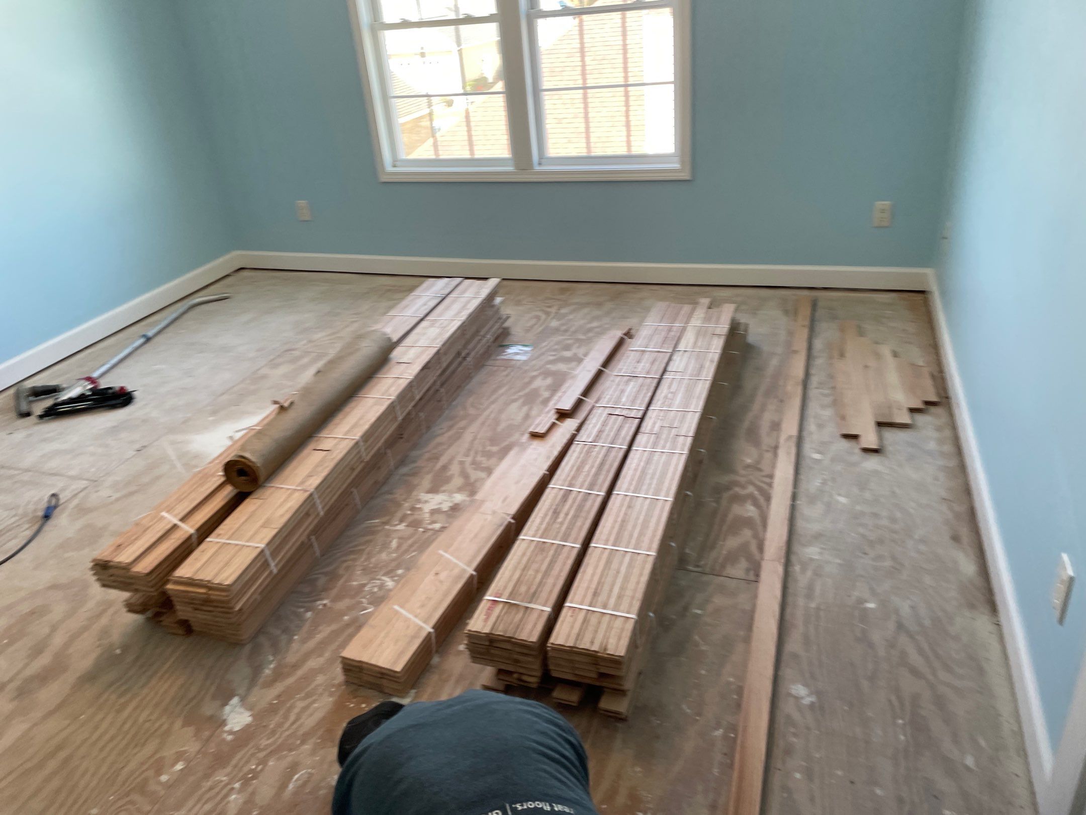 White Oak Install with Waterbased Finish by Footprints Floors of Coastal Carolina