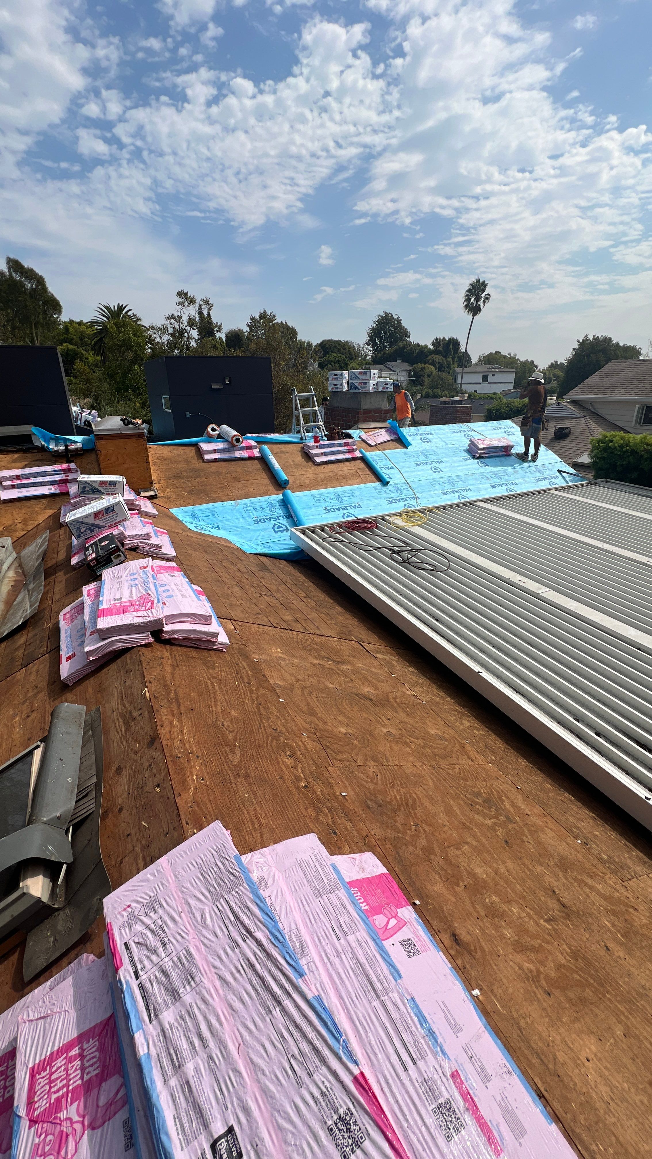 Residential Roofing Installation using Shingles and Silicone by Hull Brothers Roofing