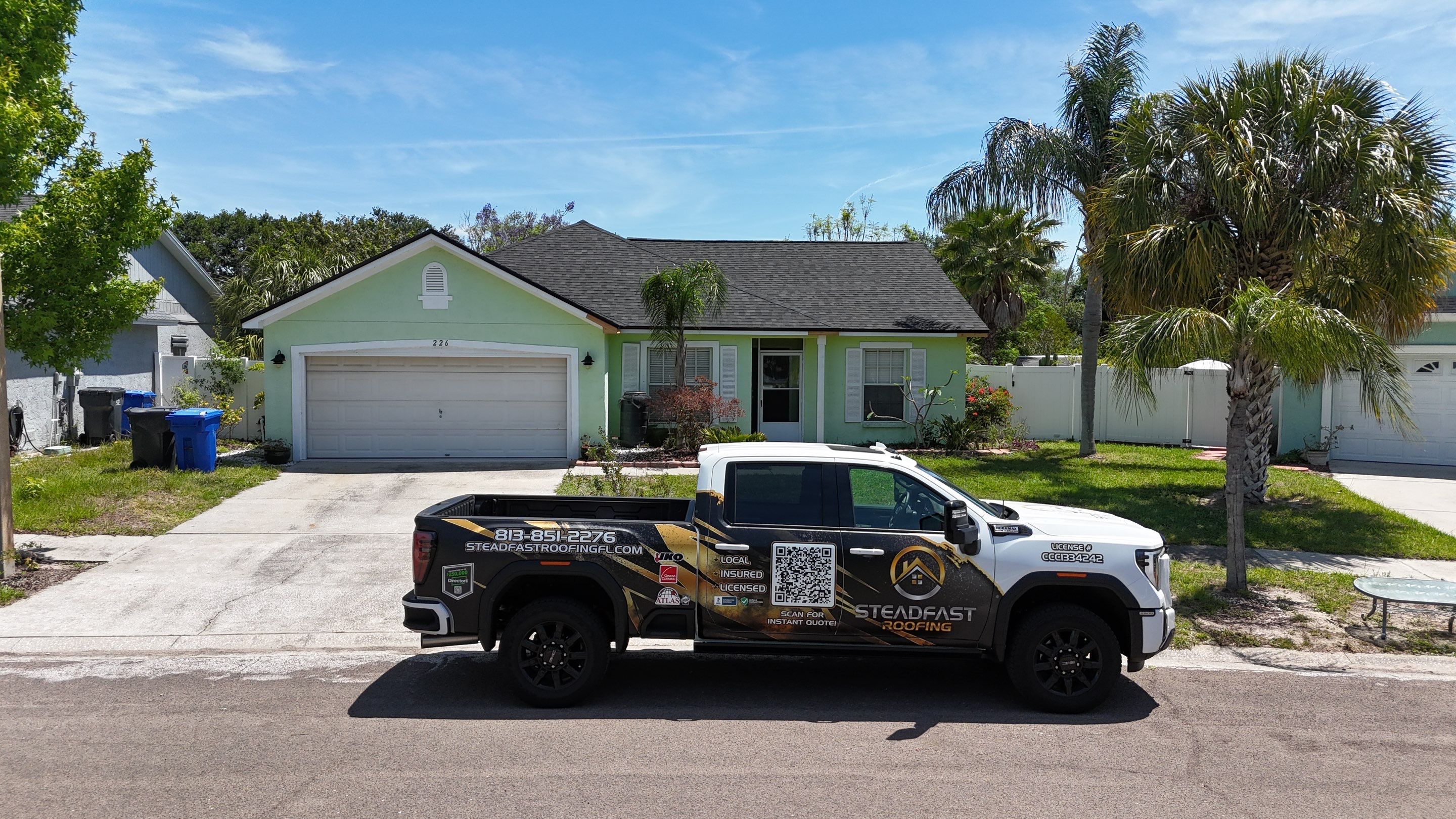 Roof Replacement in Apollo Beach, FL by Steadfast Roofing 