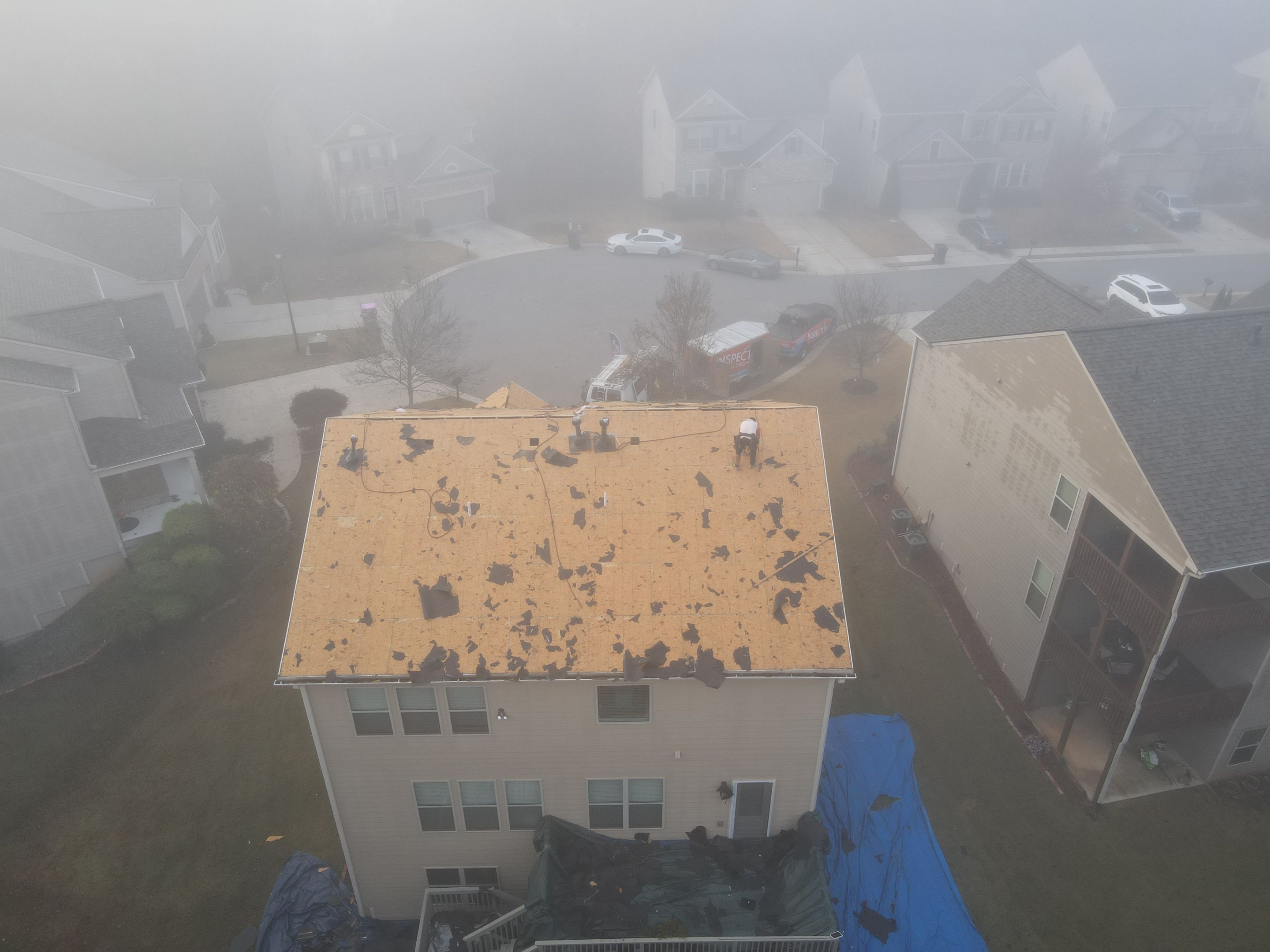 Residential Roofing Installation using Owens Corning by Inspector Roofing and Restoration