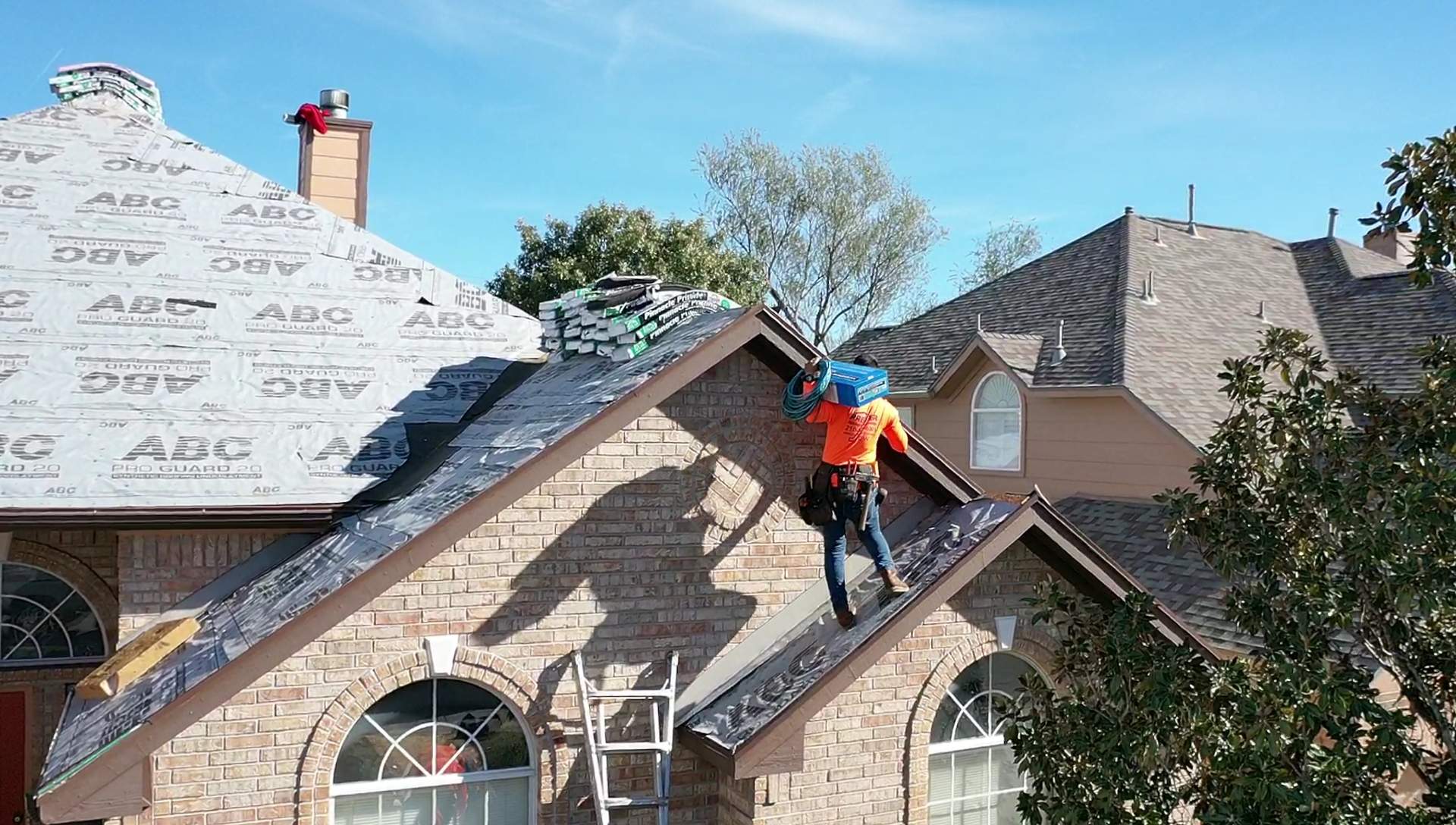 Residential Roof Replacement using Pinnacle Pristine 30 Year Laminate Shingles by Premier Roofing and Contracting