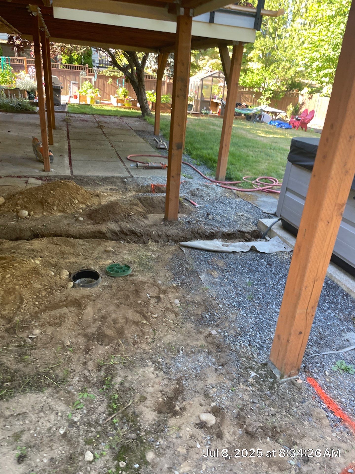 Concrete Back Patio Renovation | Edmonds  by Jireh Asphalt & Concrete Inc 