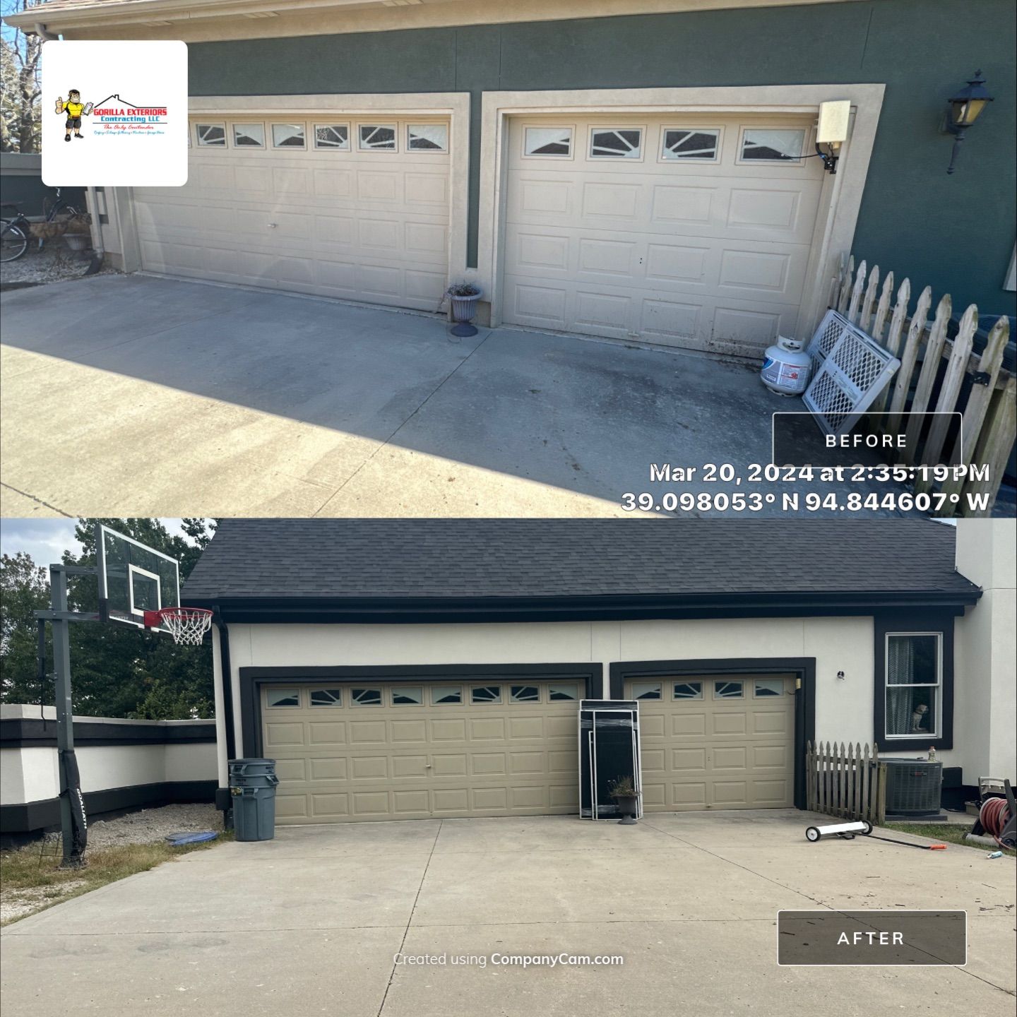 HAIL DAMAGE  using Malarkey Vista Class III IR Shingles by Gorilla Exteriors Contracting, LLC