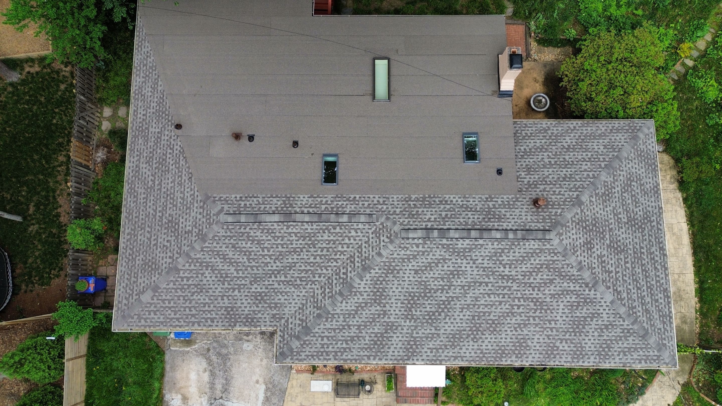 Atlanta, GA Roof Replacement GAF Timberline HDZ Weathered Wood by Reset Roofing