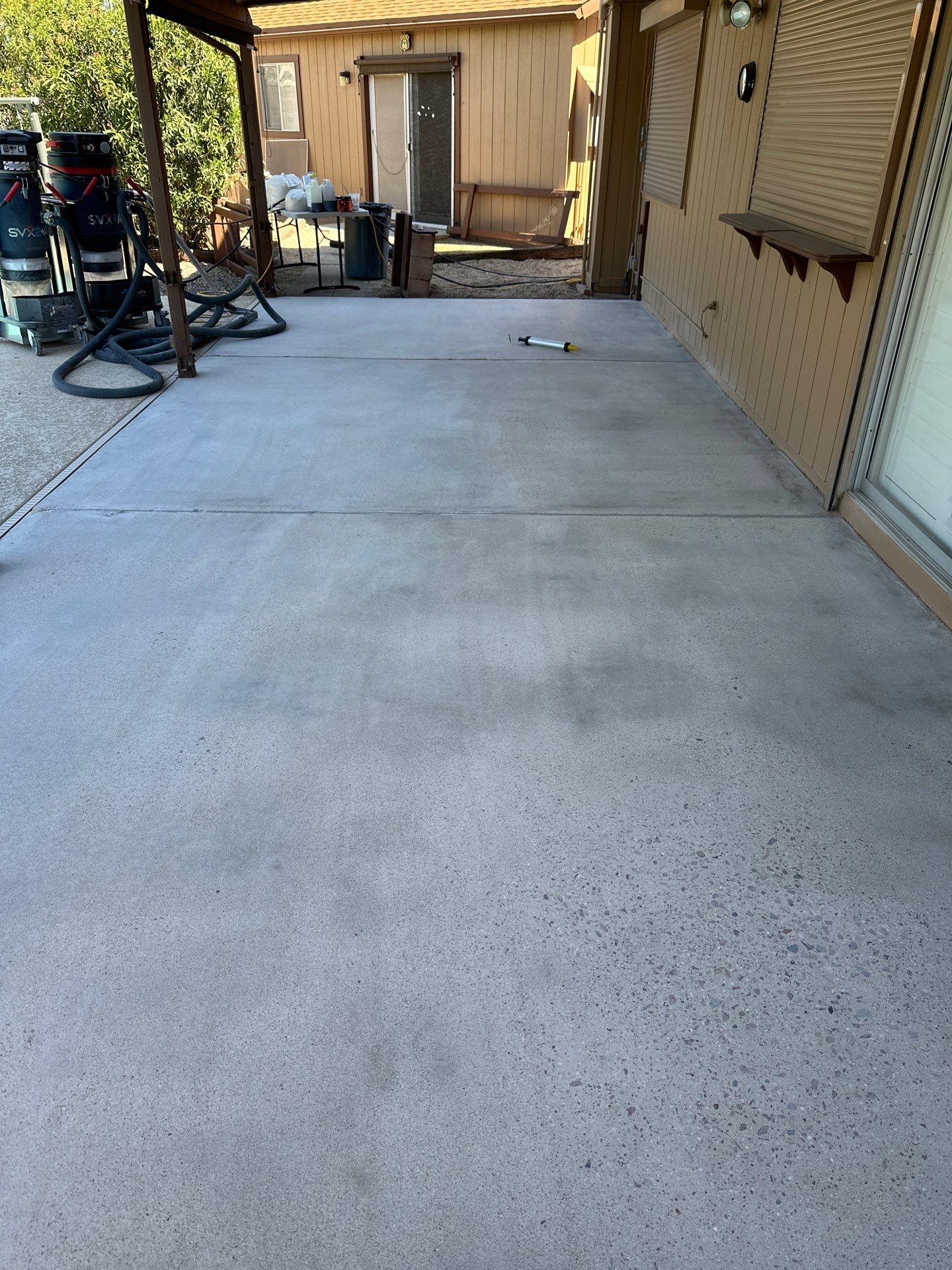 Concrete Coating using Resinwerks by Crash of Rhinos Painting & Garage Floors