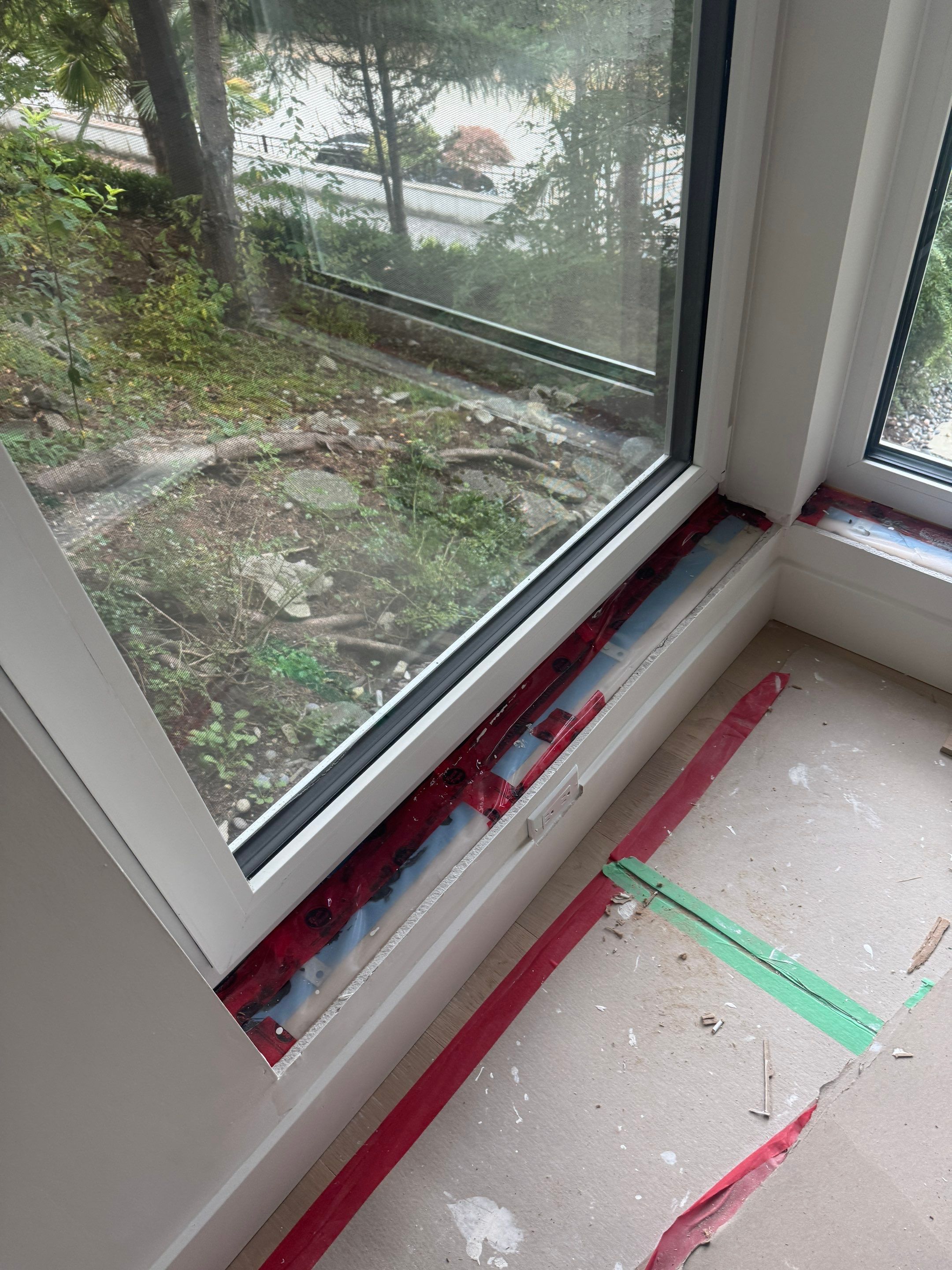 West Vancouver Custom Millwork: Heat Pump Trim & Window Finishing by YVR Construction Group