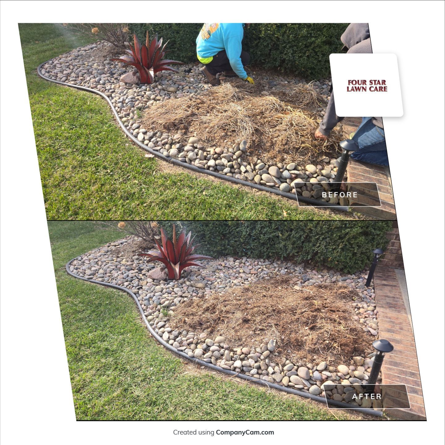 Project in Wichita by Four Star Lawn Care