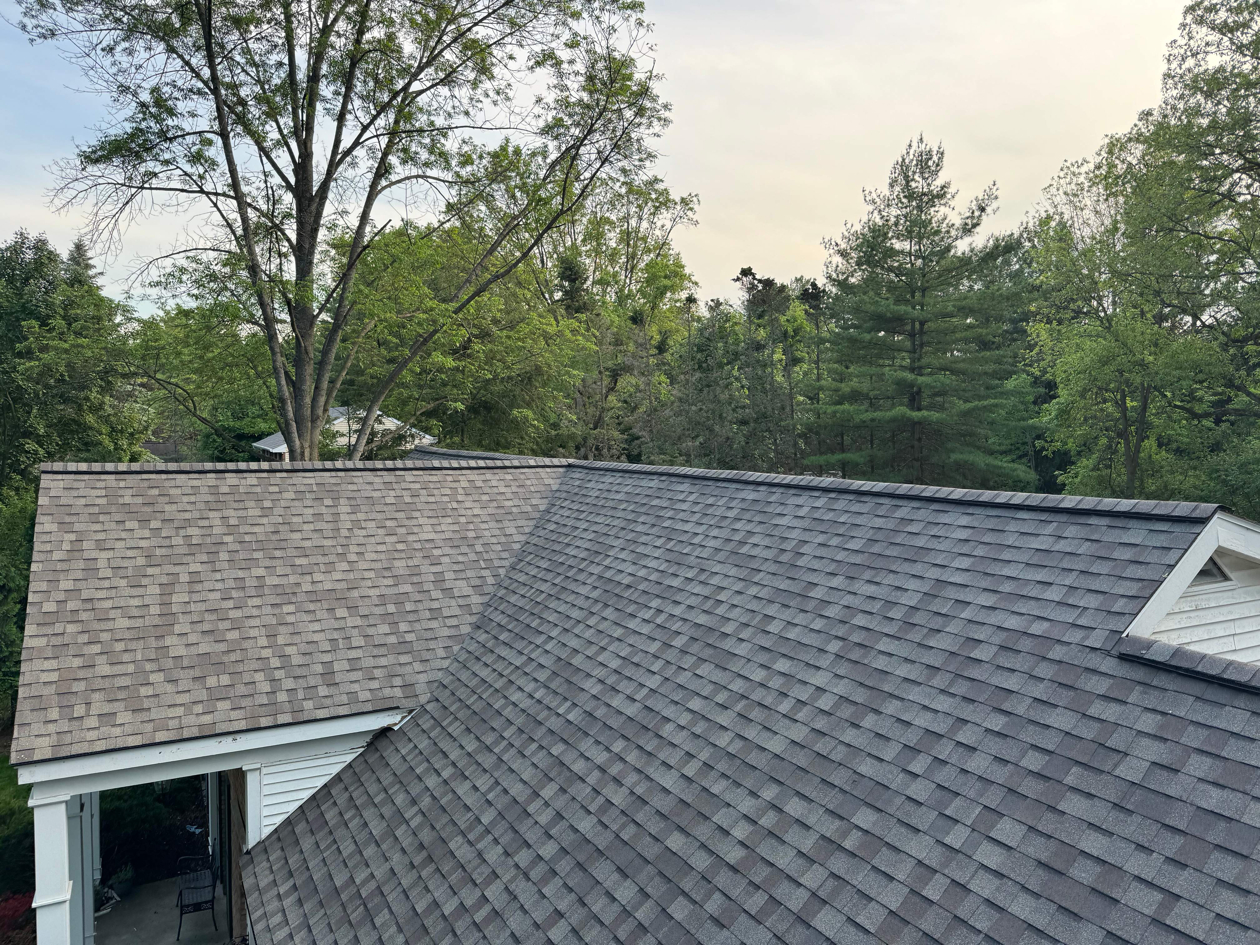 Residential Roofing Installation using Certainteed Landmark ClimateFlex by GRACCO
