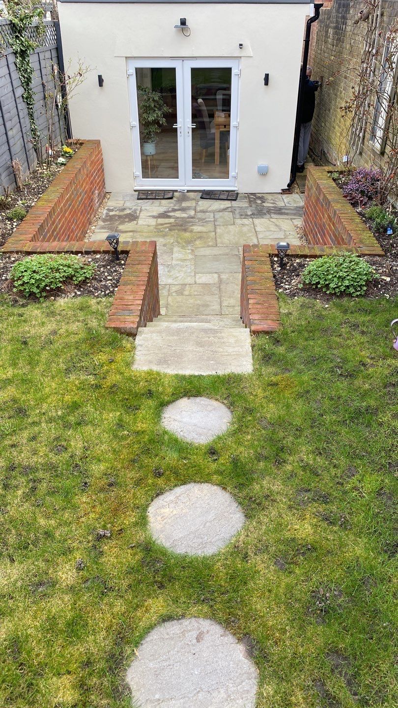 Driveway And Patio Clean using honda 21 ltr/min by Ges Exterior Cleaning ltd