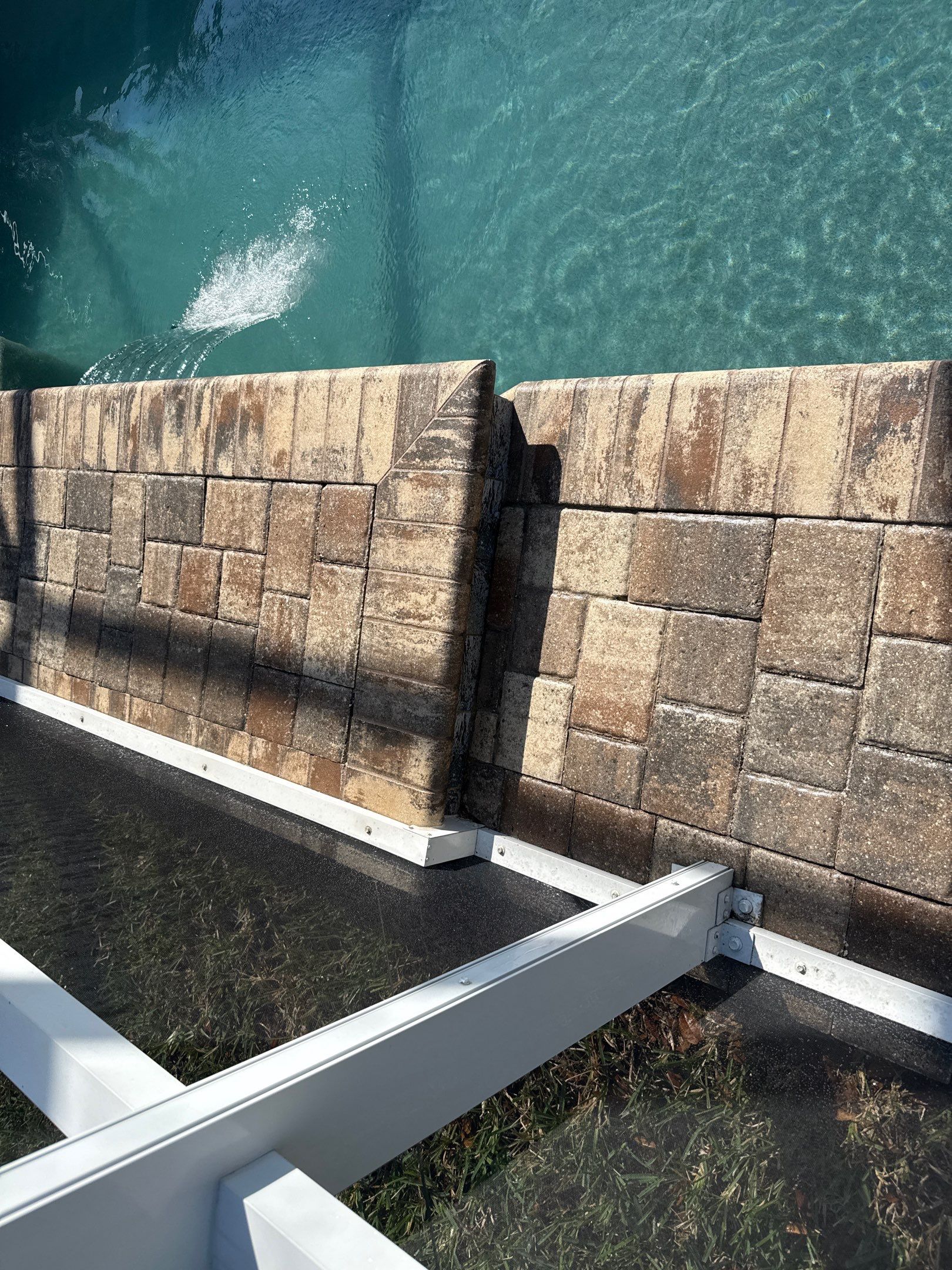 Paver Pool Deck Cleaning & Pool Cage Cleaning in River Point of Manatee – Bradenton, FL by Sunshine AquaWash