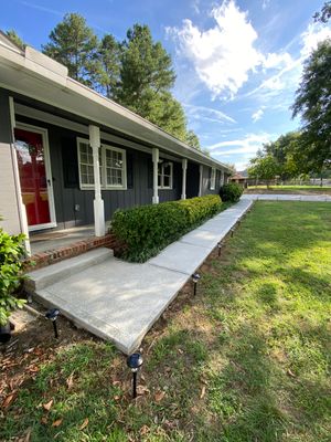 Driveway Replacement and New Concrete Walkway in Snellville