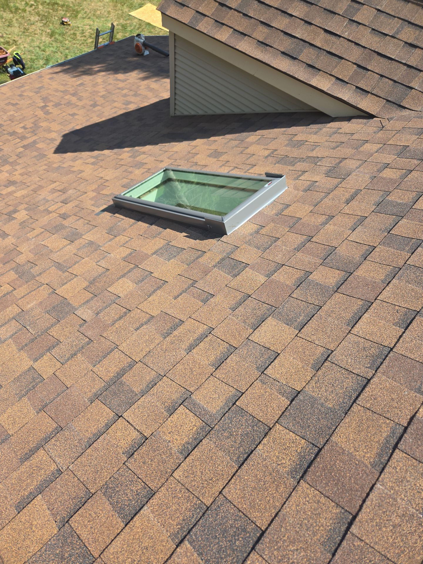 Atlas Pinnacle, Color, Burnt Hickory, Drip Edge, Color, Royal Brown by Eagle Eye Roofing
