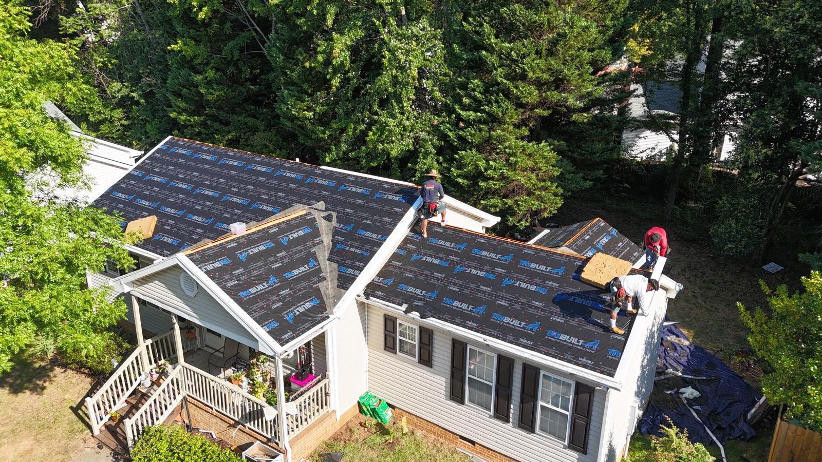 Roof replacement by hail and wind damage by Just Brilliant Restoration JBR