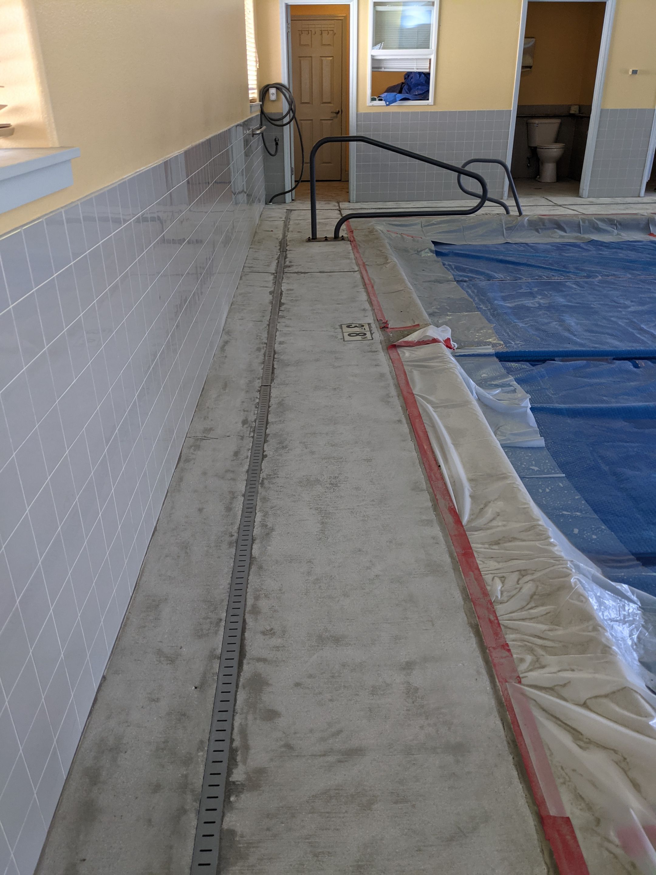 Pool Deck Transformation using Tidal Wave by Croc Coatings, LLC