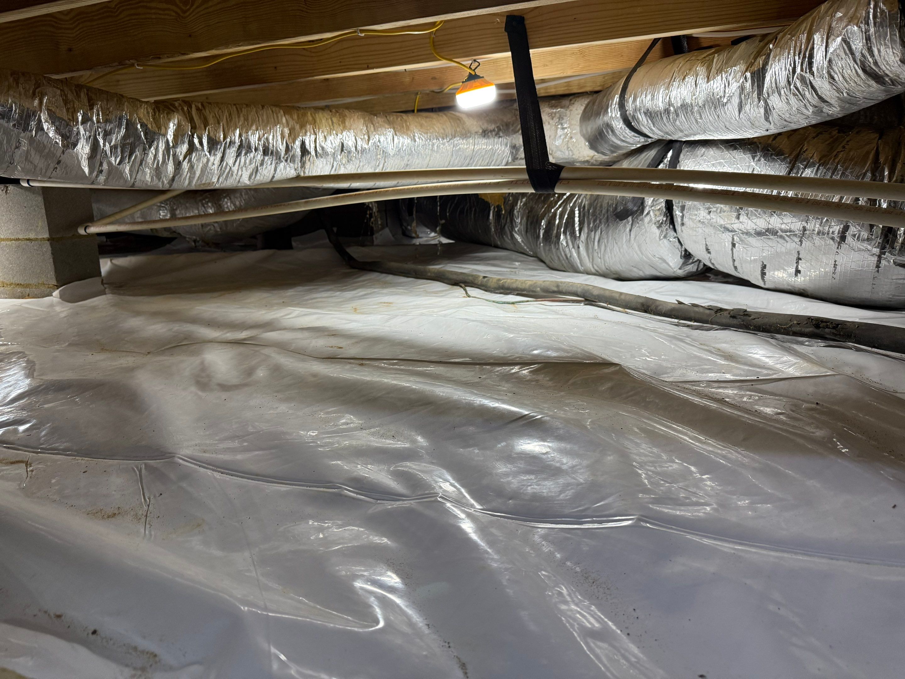 Project in Yorktown by Patriot Crawl Space Repairs