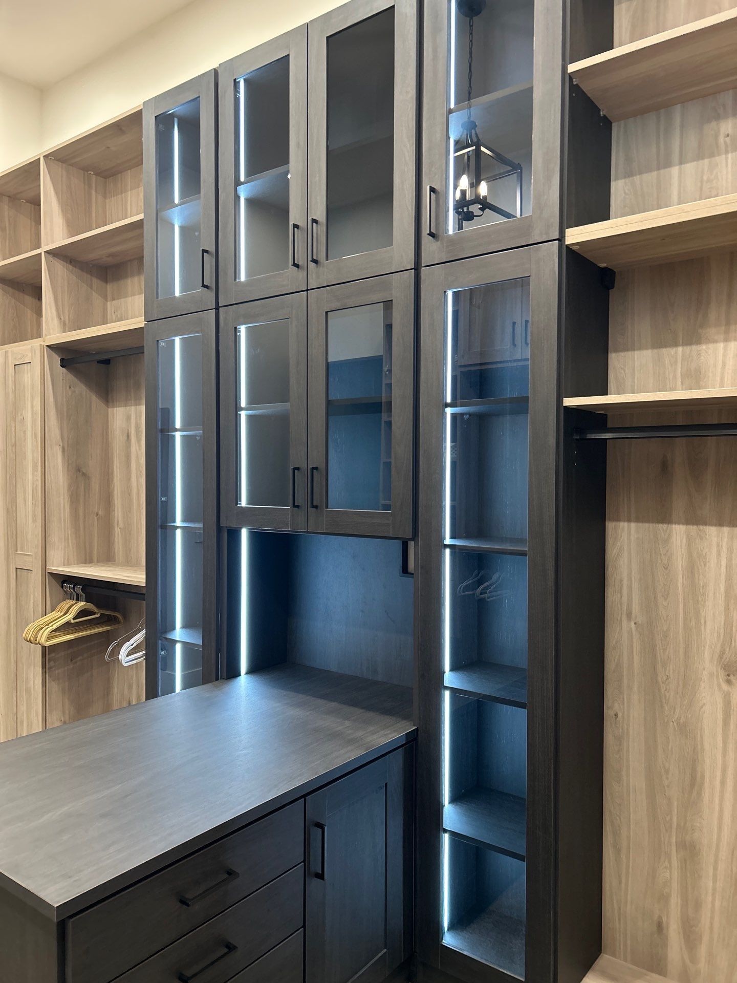 Two-Tone Luxury Closet in Longmont by Concept 32, Inc.
