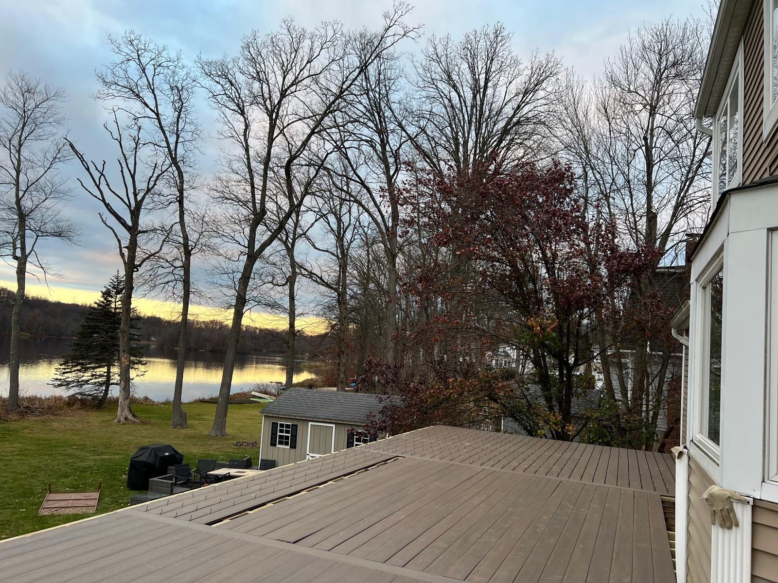 Deck Resurface + Extension in Randolph by deck guardian