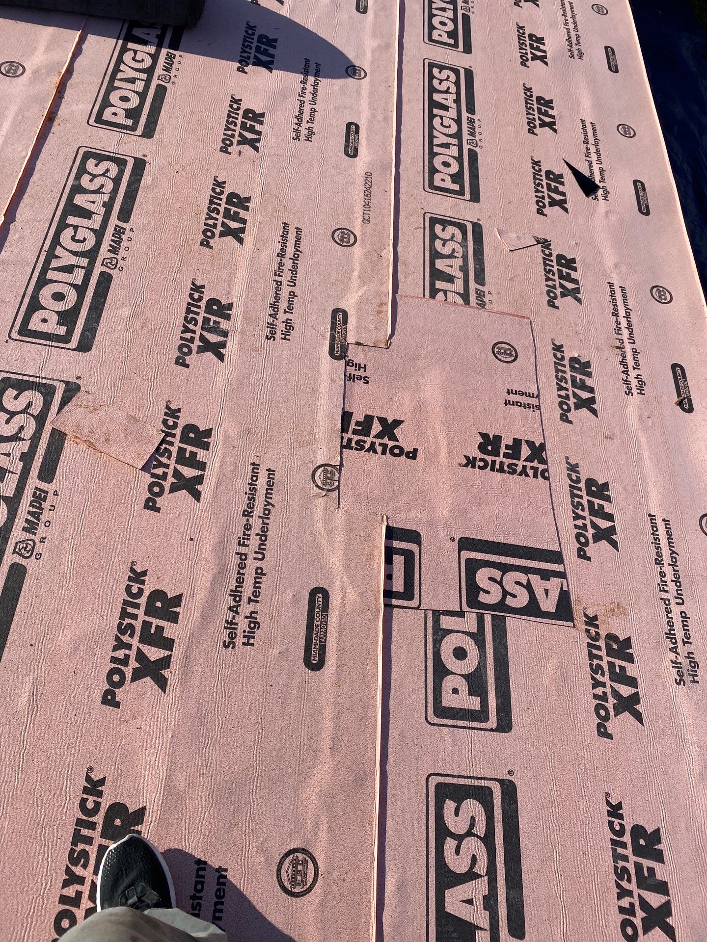 Residential Roofing Installation using 1" Nail strip metal roof by BLUES BROTHERS ROOFING