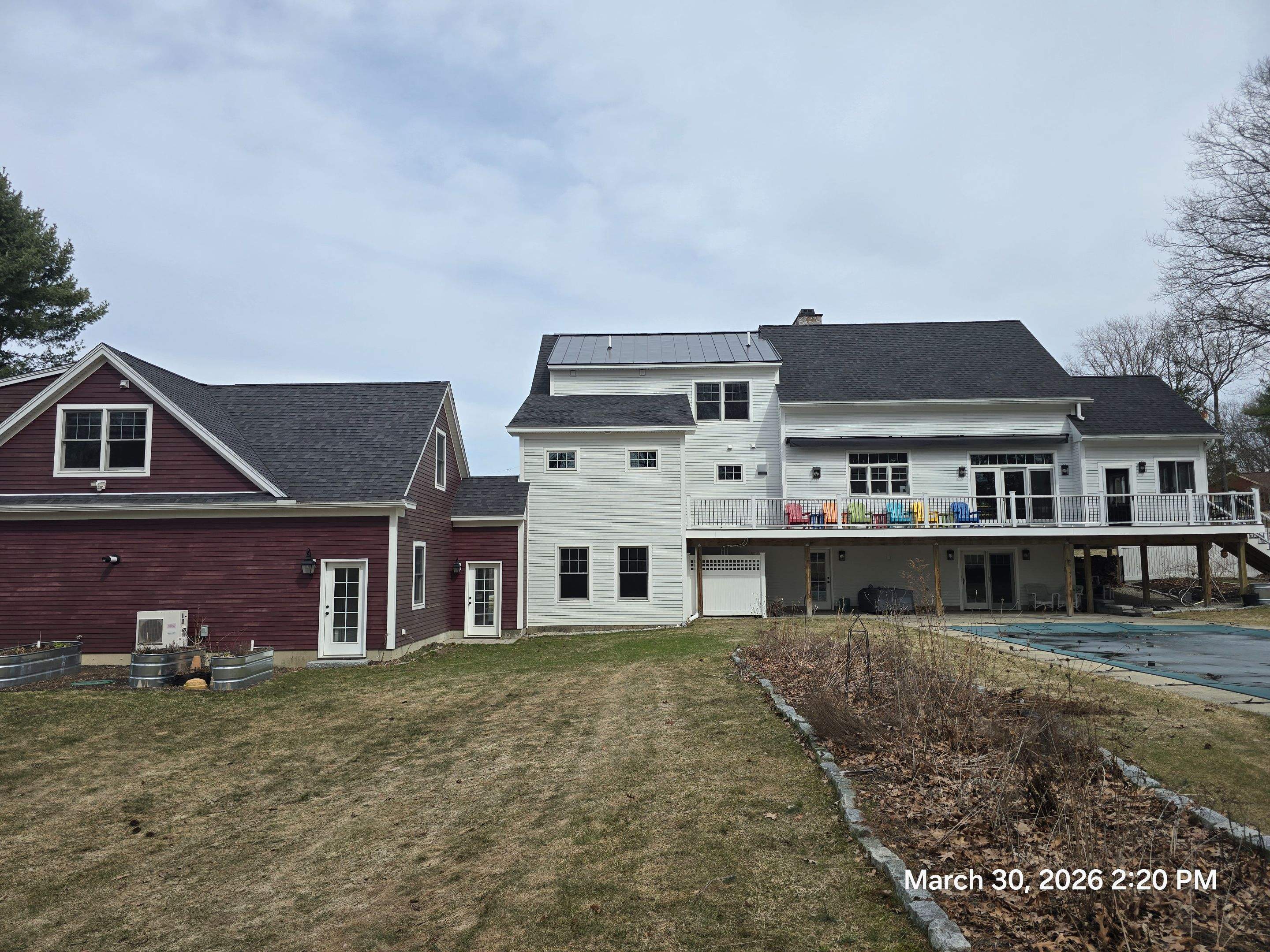Full Exterior Painting for Bedford Farmhouse and Carriage House Garage by The Persnickety Painters