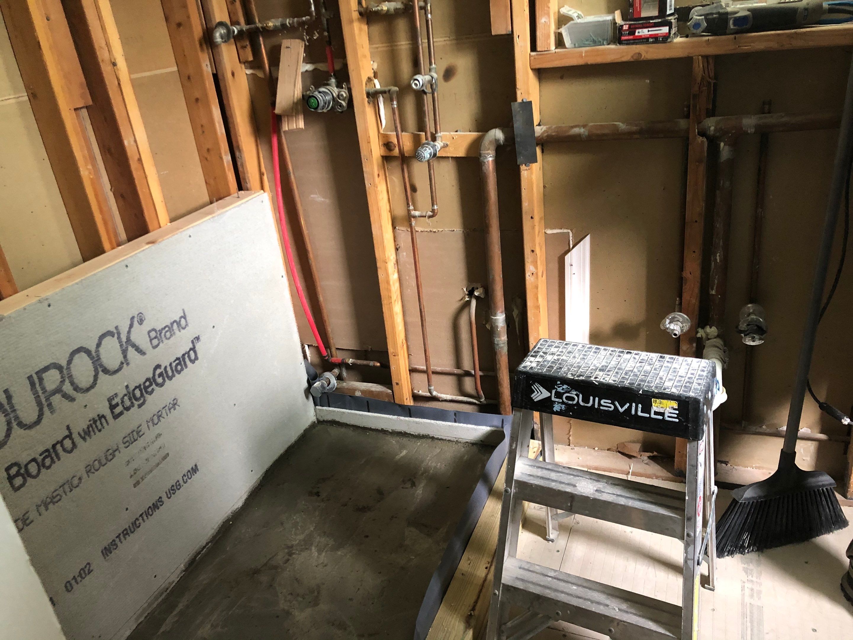 Bathroom Remodel using Tile by Home Concepts Construction