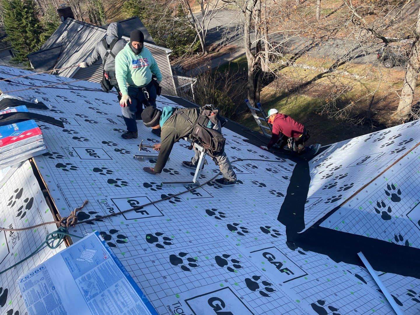 GAF Timberline Solar HD Installation by American Home Contractors