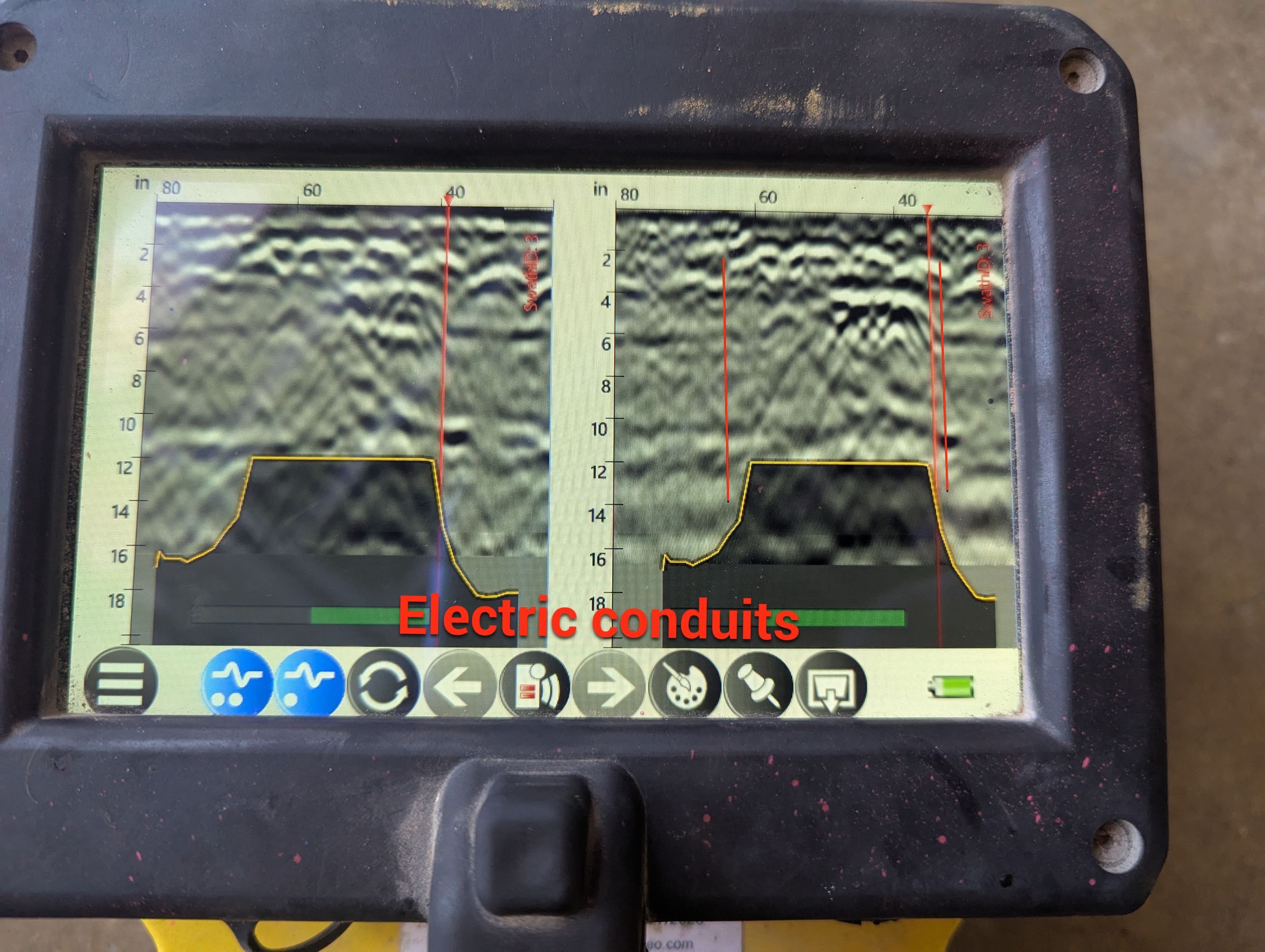 Concrete GPR Scan - Slab Locate by Alsip Locating Service, LLC
