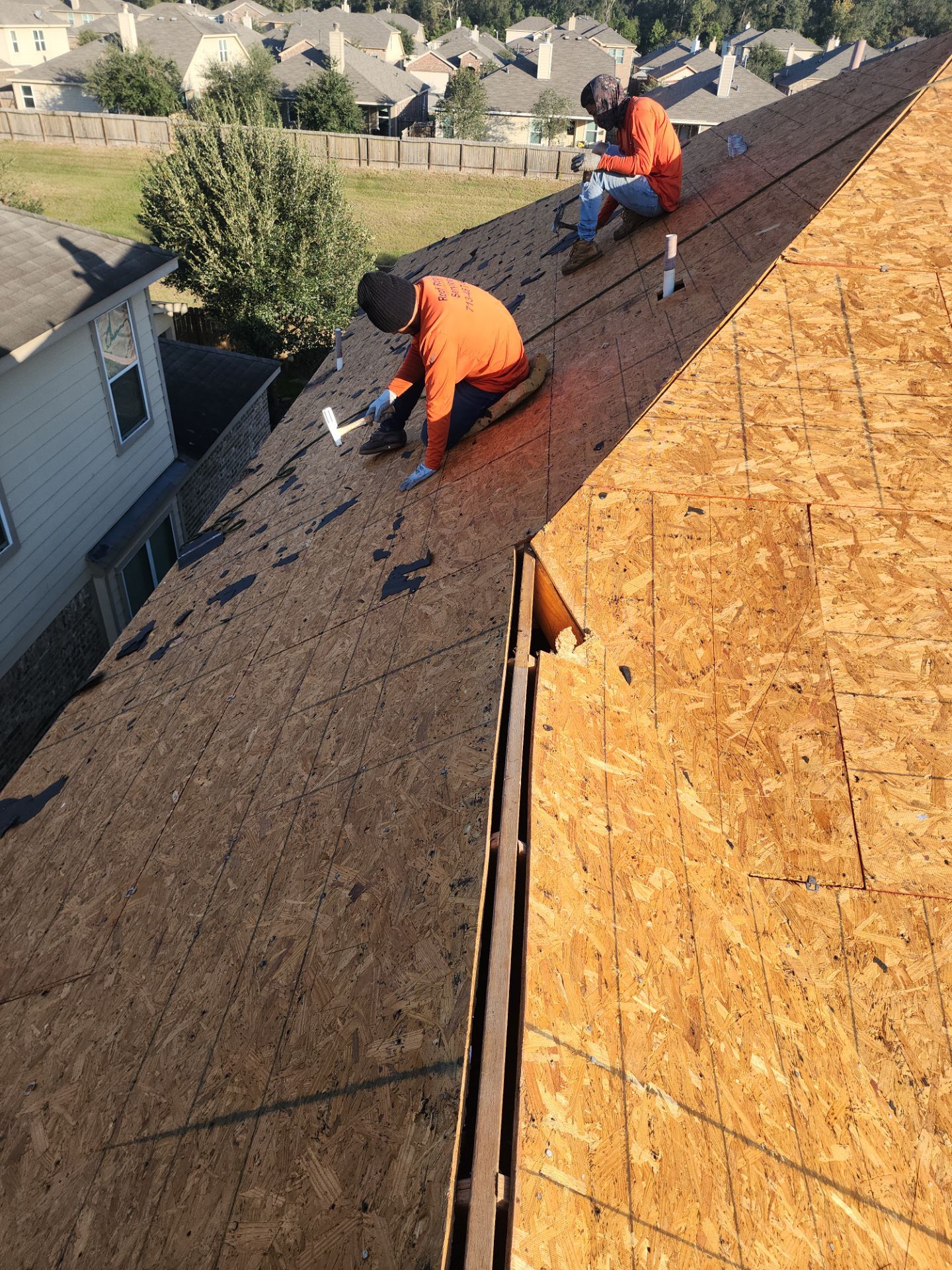 Residential Roofing Installation using Owen's Corning Duration (Lifetime) Shingles by Roof Repair Company
