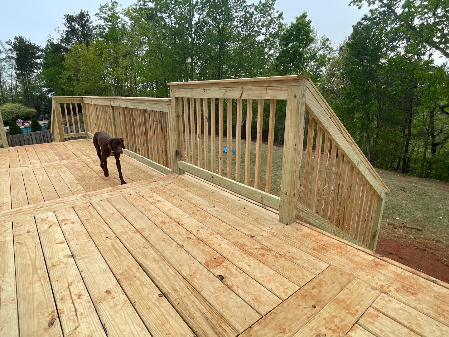 Scout Ridge - Deck Installation  by Pillar and Pine