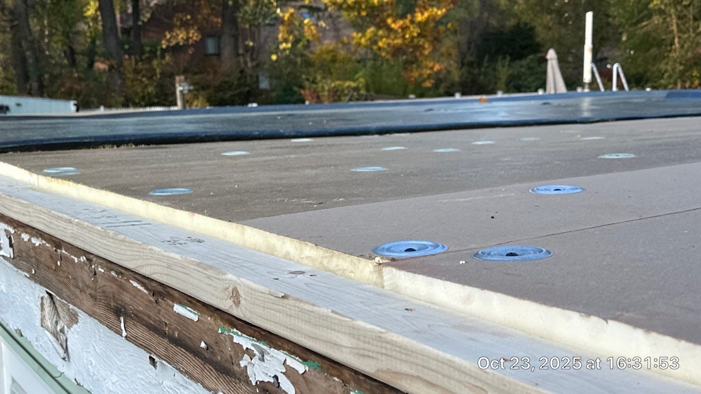 Westford EPDM Flat Roof with Gutter & Soffit/Fascia Replacement by Mighty Dog Roofing of Greater Middlesex County