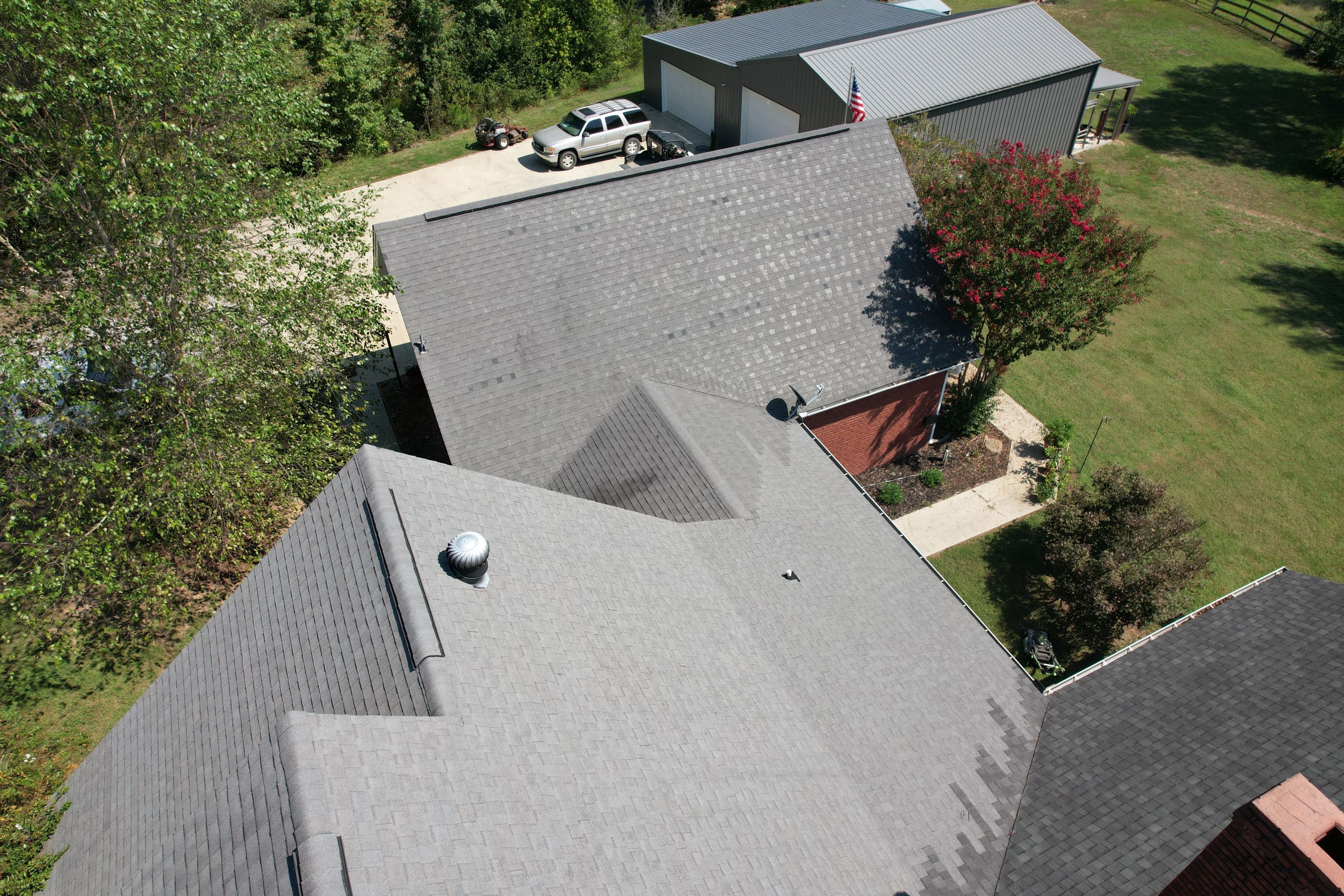 Residential Roofing Repair using CertainTeed XT25: Moire Black by Hostetler Roofing